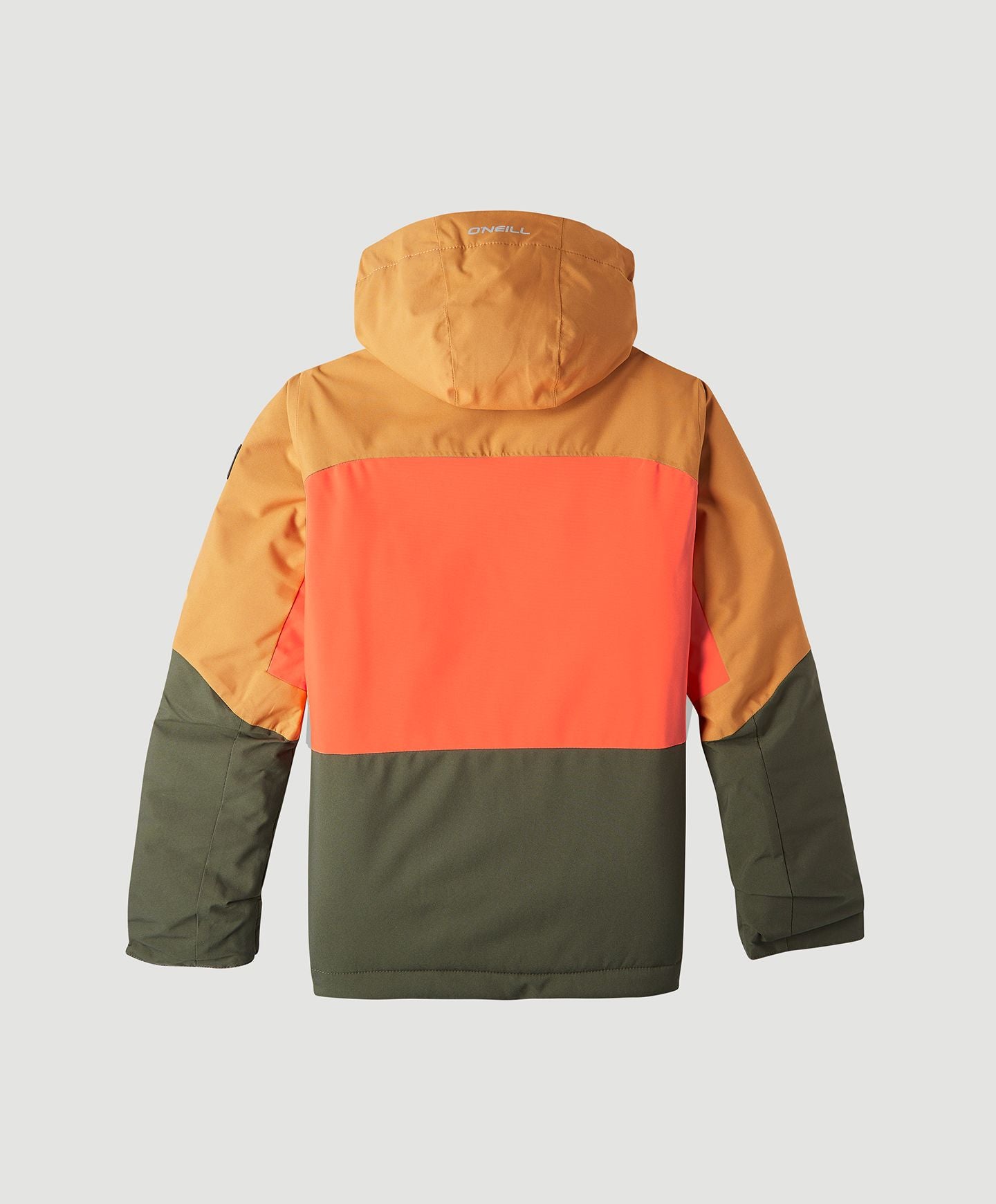 Boy's Carbonite Snow Jacket - Rich Caramel Colour Block