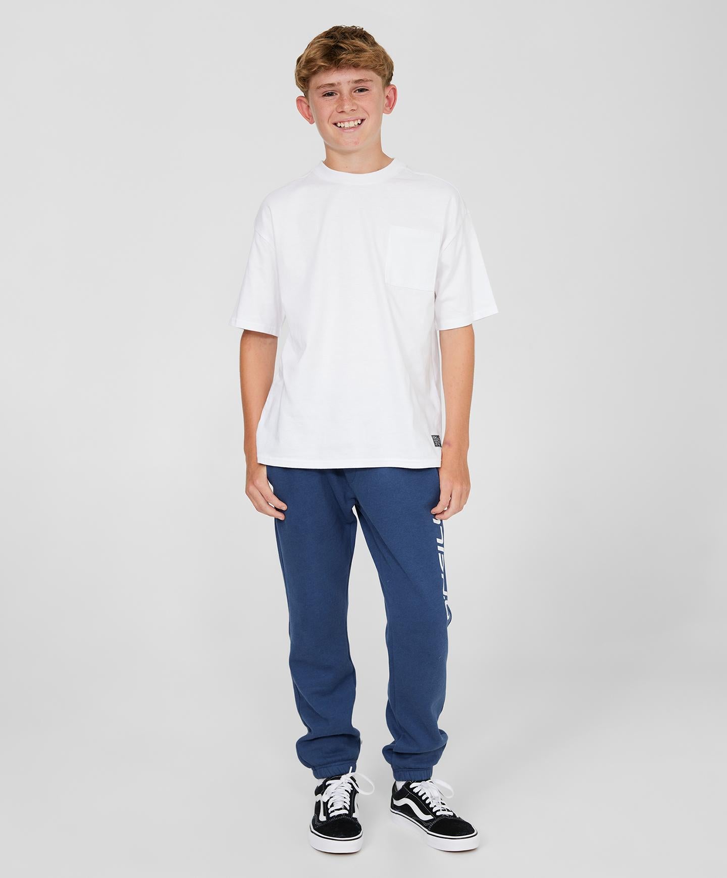 Boys Clean & Mean Trackpants - Navy