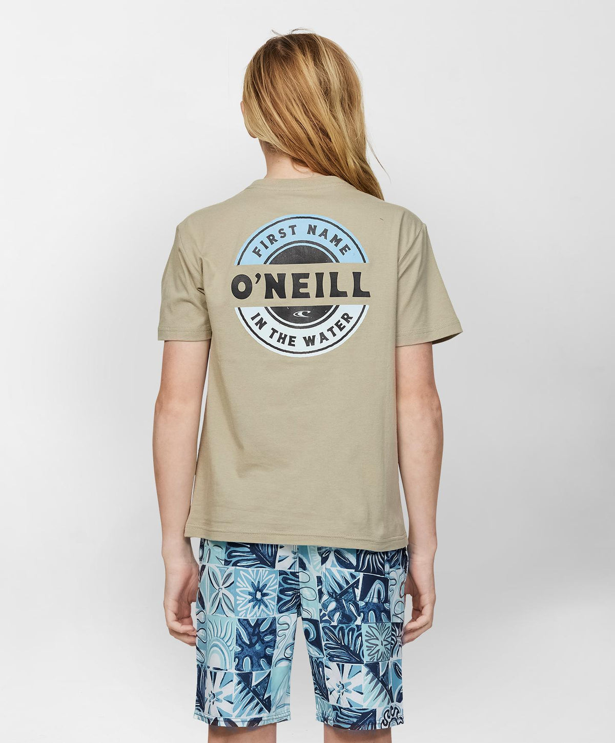 Boys Coin Flip SS Tee - Seaglass