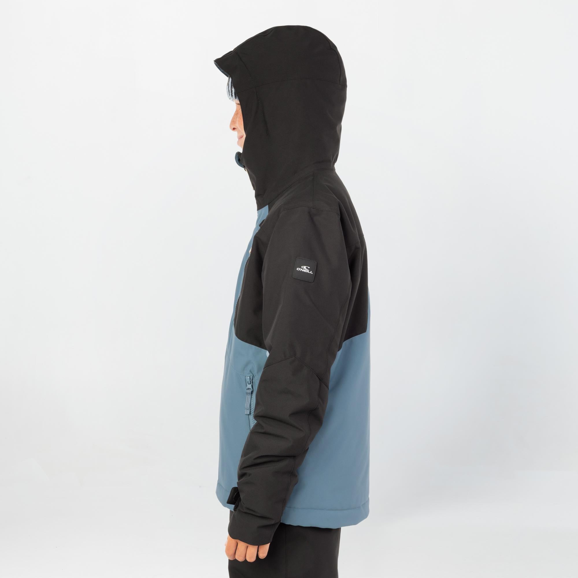 Boy's Cruz Block Snow Jacket - Black Out Colour Block