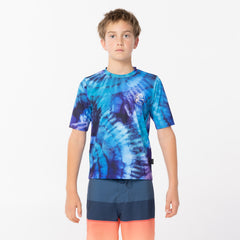 Boy's Dopedye Short Sleeve Rash Vest Tee - Trippy Surf