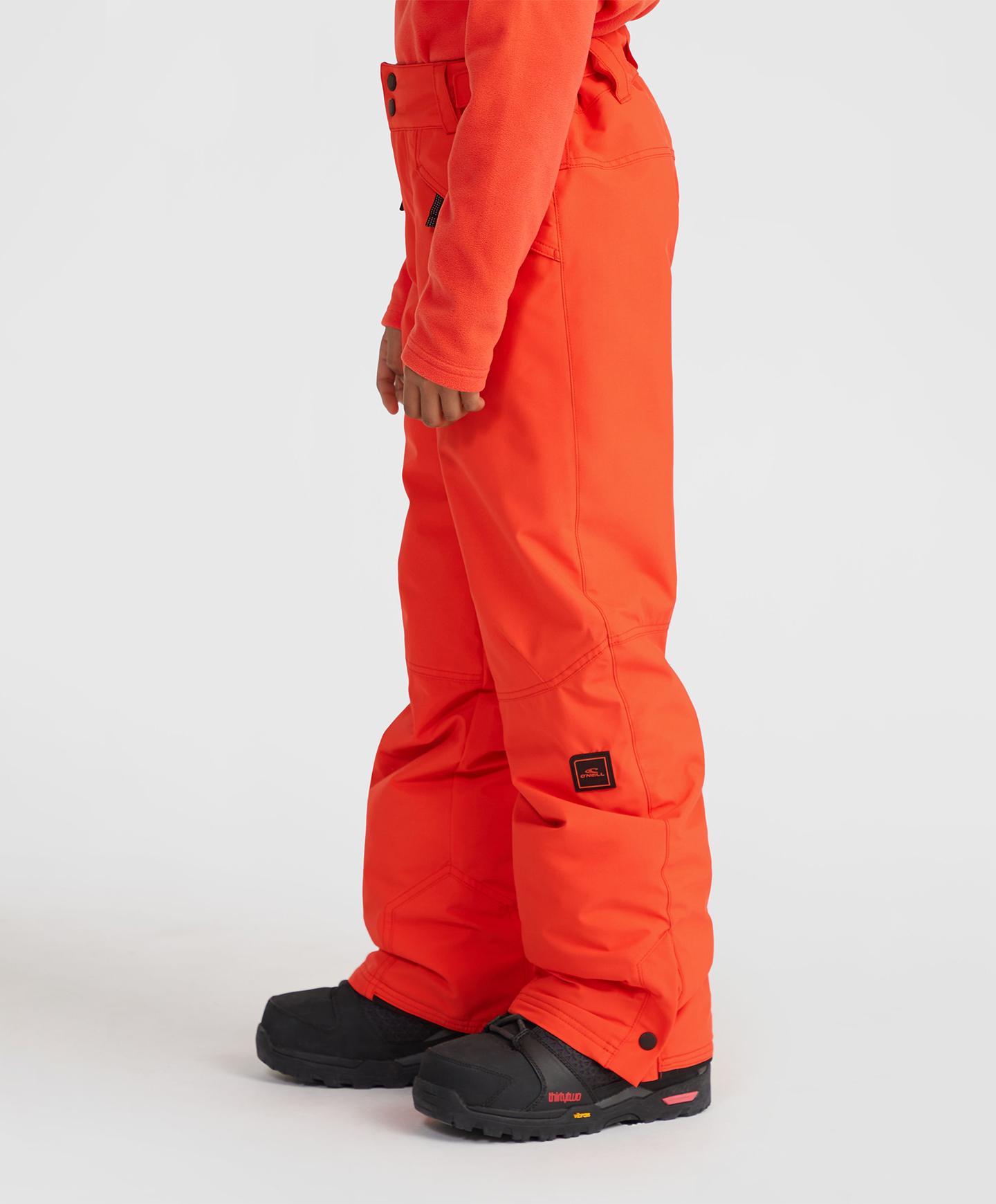 Boy's Hammer Snow Pants - Paprika Flame