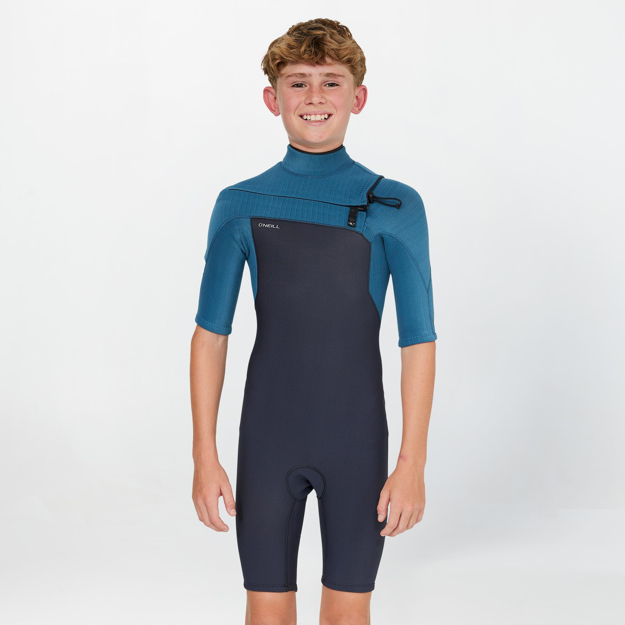 Boy's HyperFreak 2mm Spring Suit Chest Zip - Blue Haze