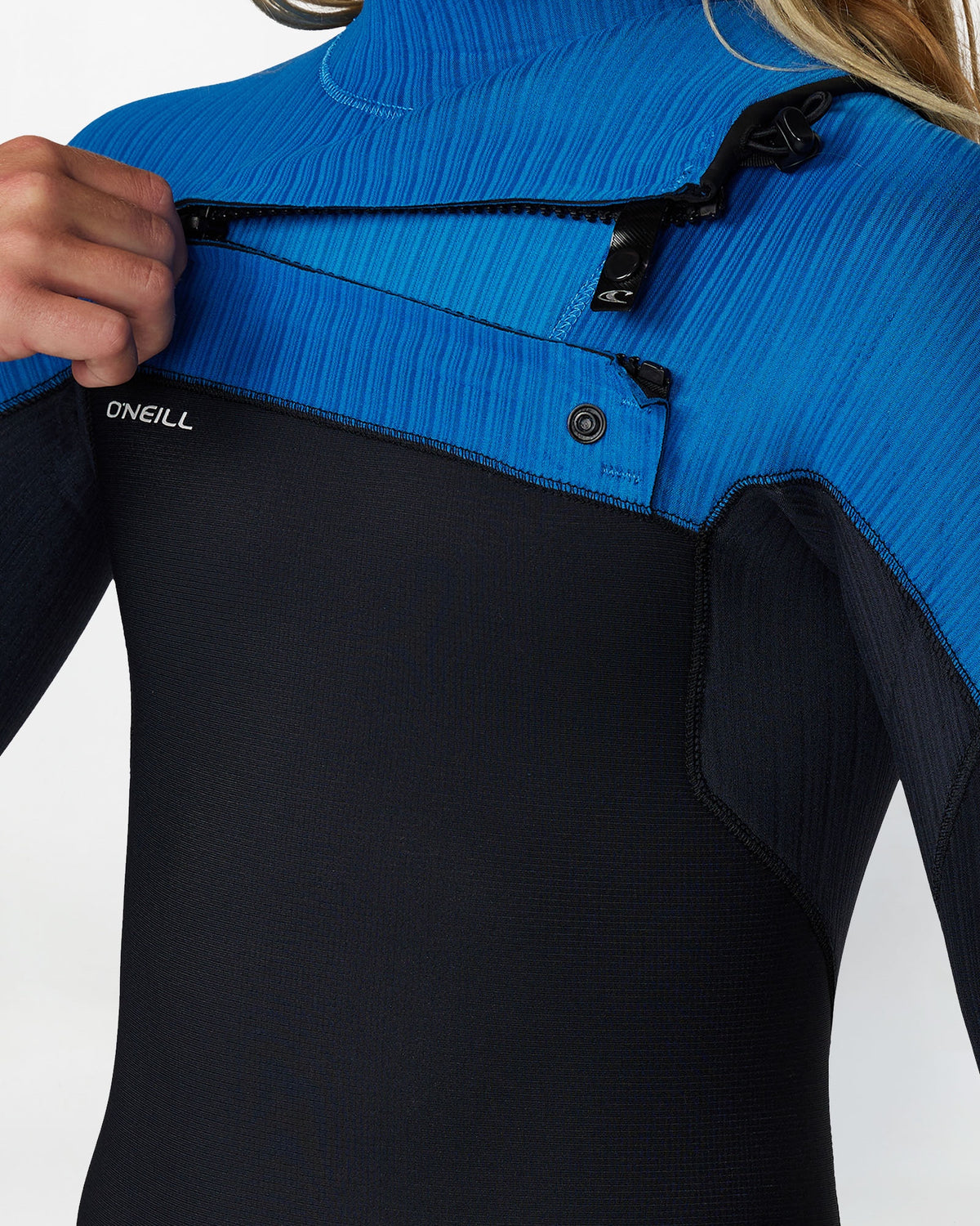 Boy's HyperFreak 3/2+ Steamer Chest Zip Wetsuit - Bali Blue