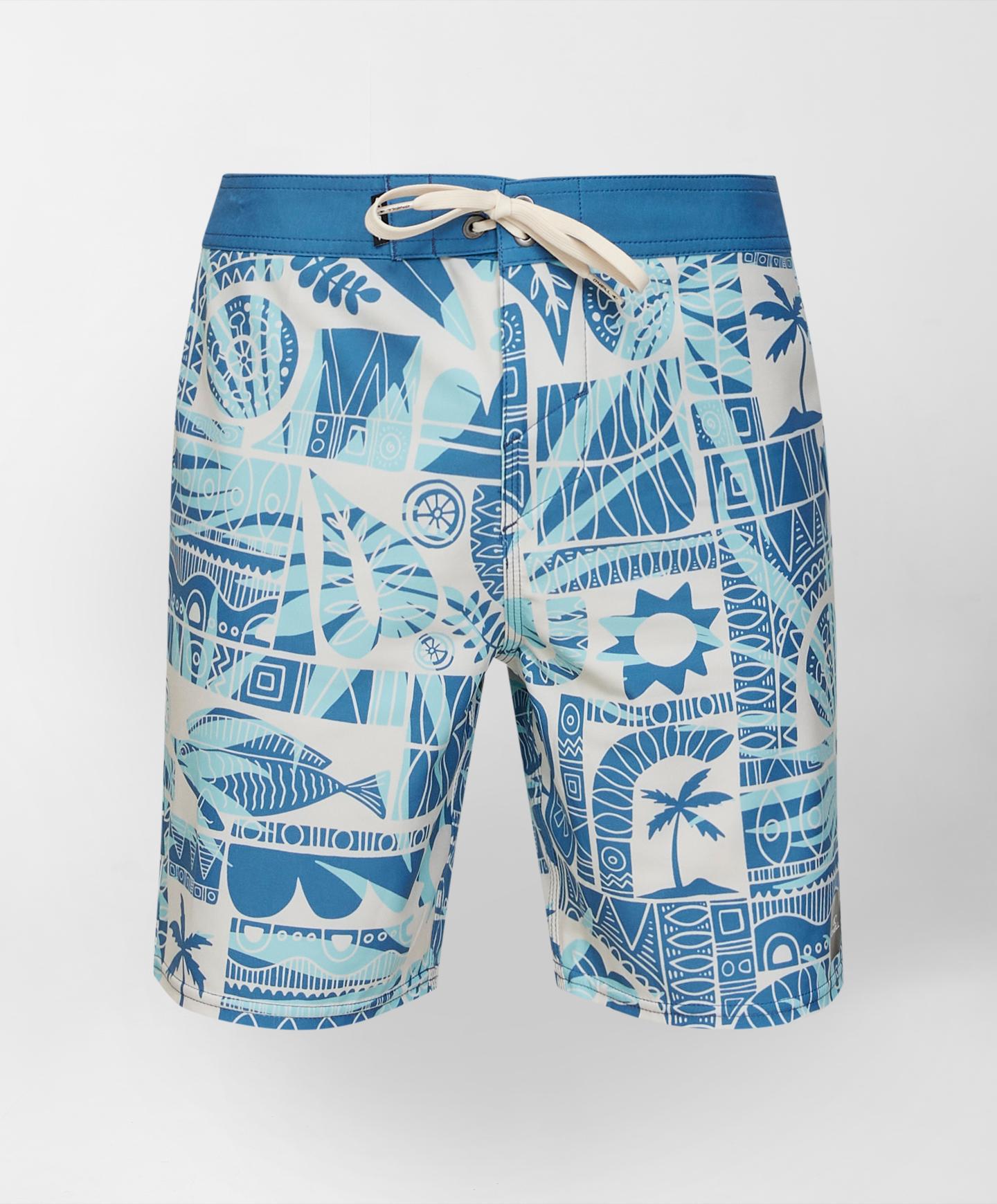 Boy's HyperFreak Mysto 16" Boardshorts - Copen Blue