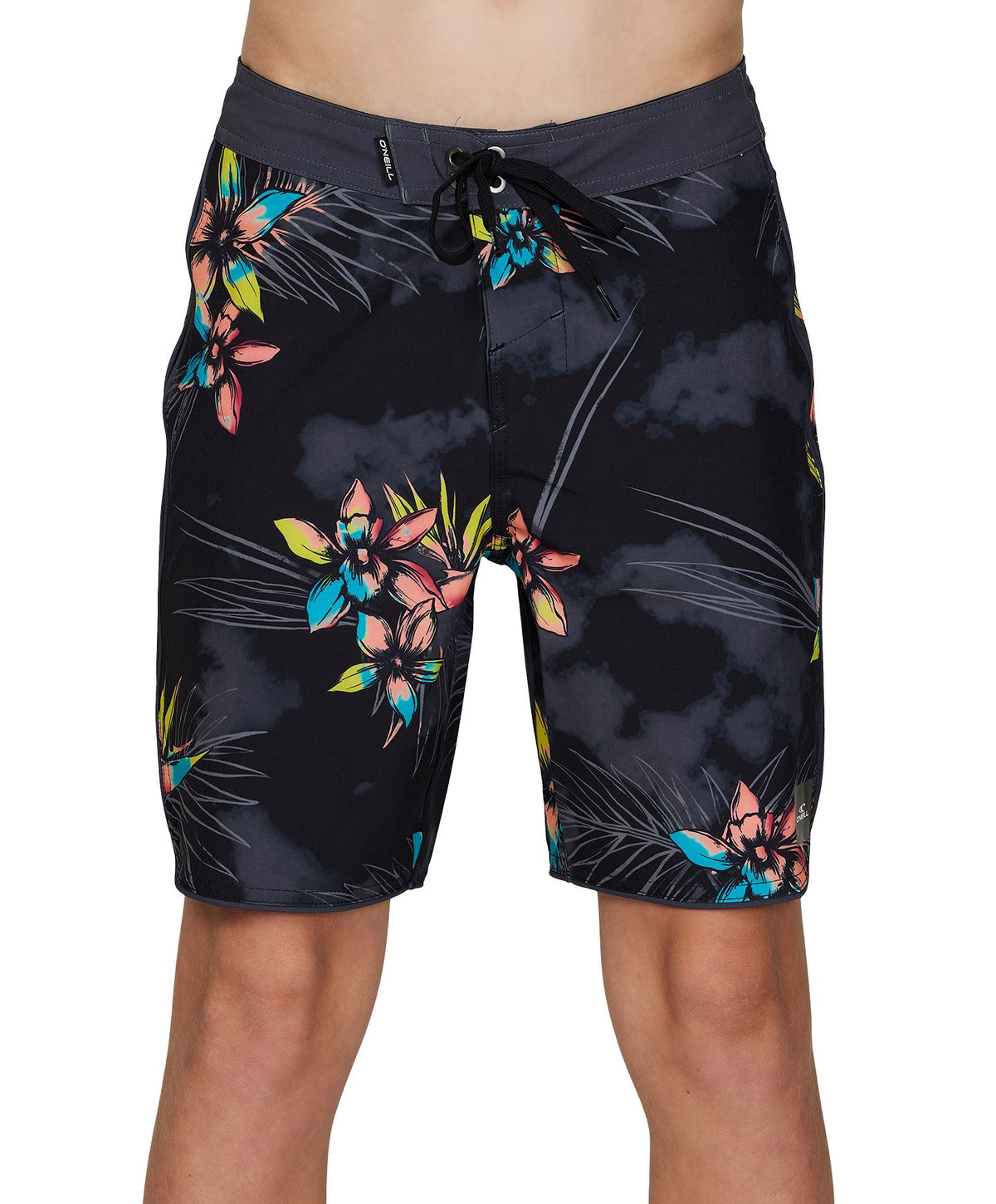 Boy's HyperFreak Mysto Scallop 16" Boardshorts - Black