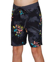 Boy's HyperFreak Mysto Scallop 16" Boardshorts - Black