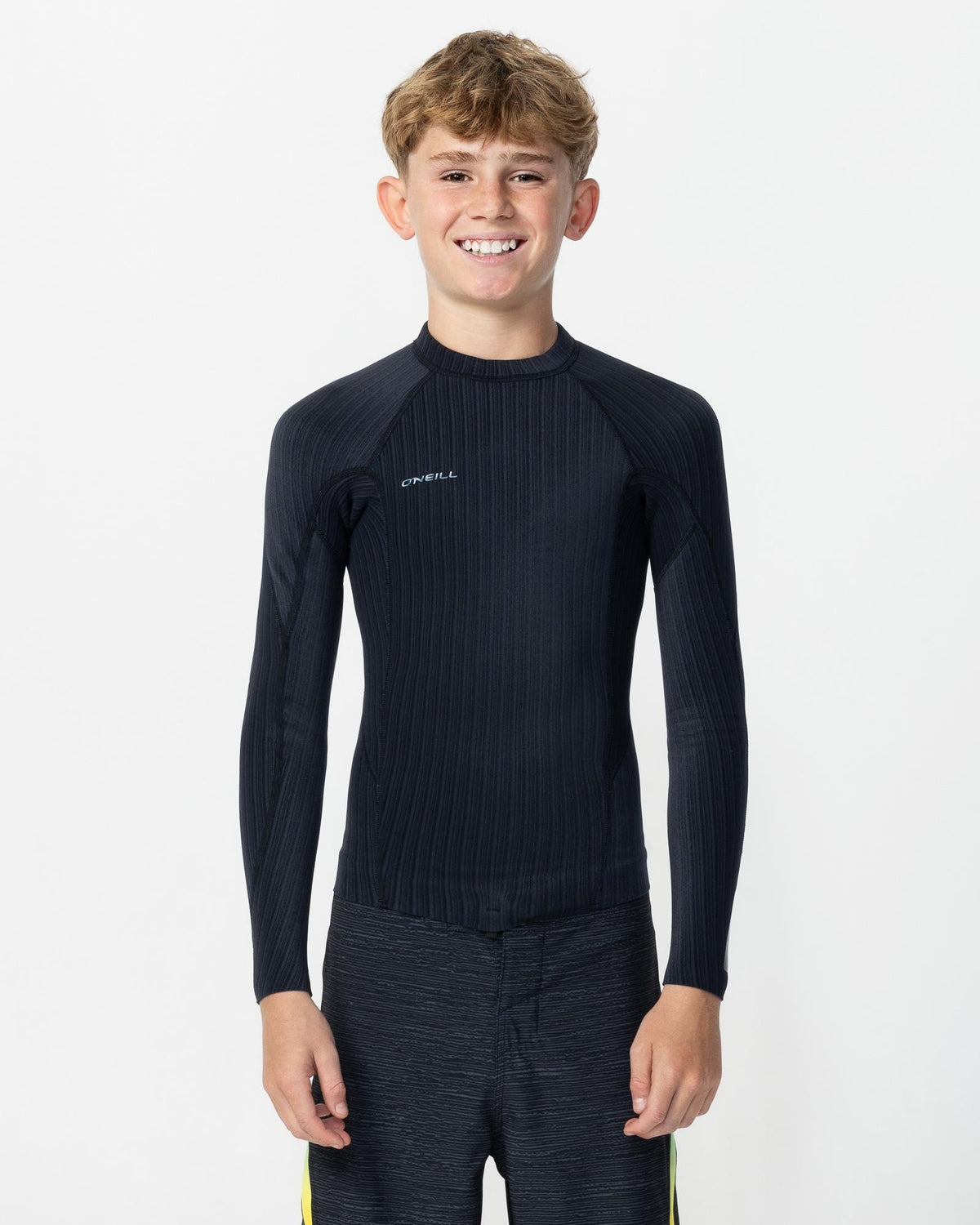 Boy's HyperFreak 1.5mm TB3X Long Sleeve Wetsuit Jacket - Black
