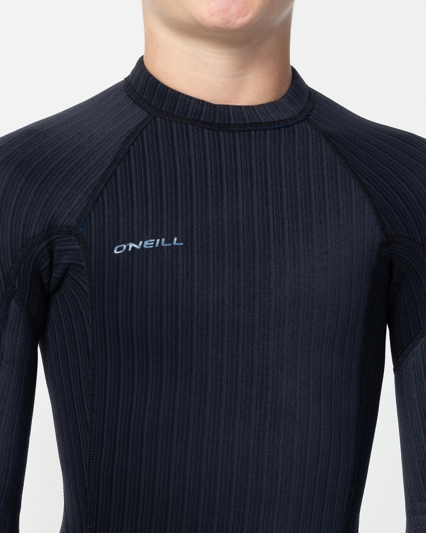 Boy's HyperFreak 1.5mm TB3X Long Sleeve Wetsuit Jacket - Black