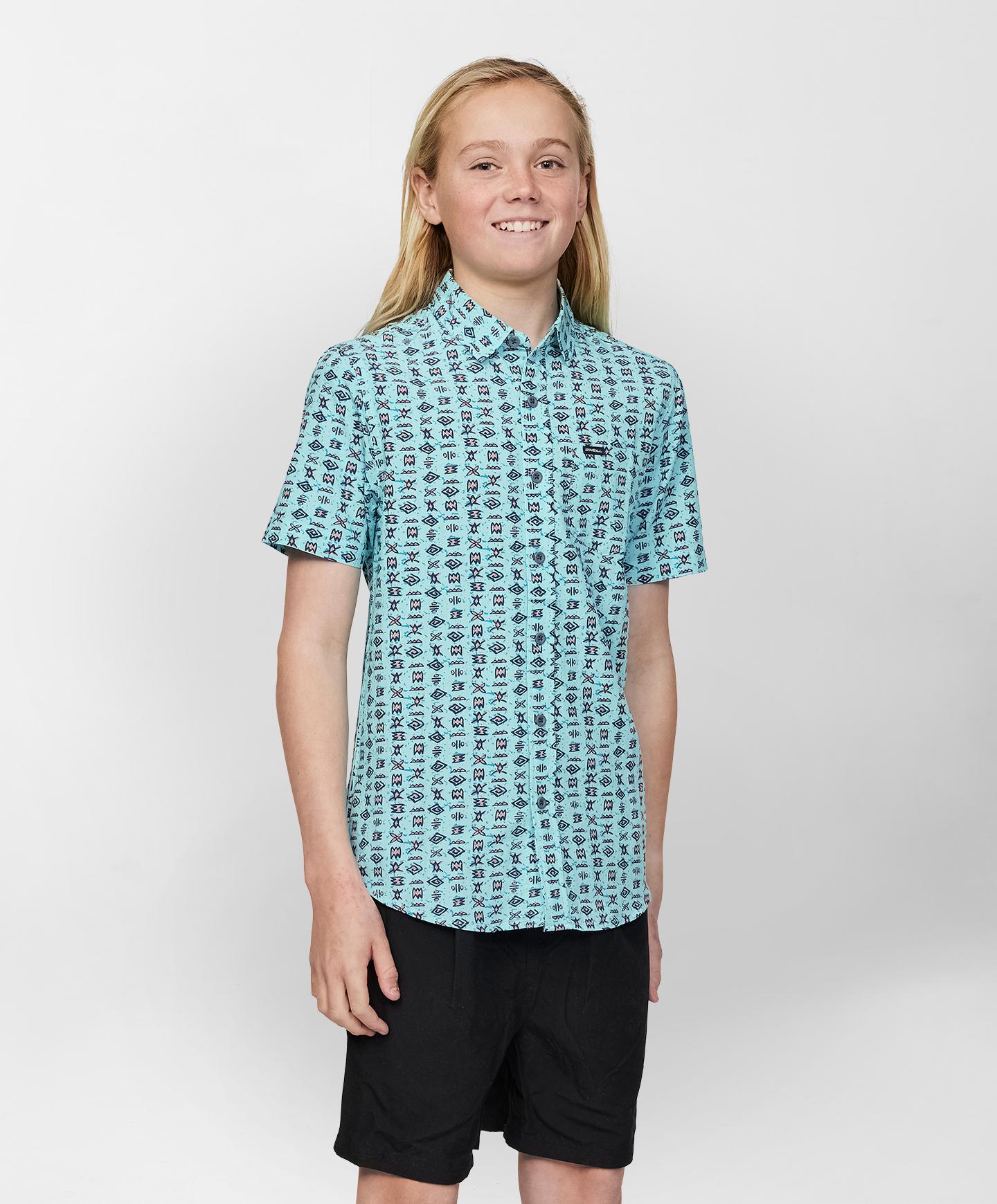 Boys Oasis Eco Shirt - Turquoise