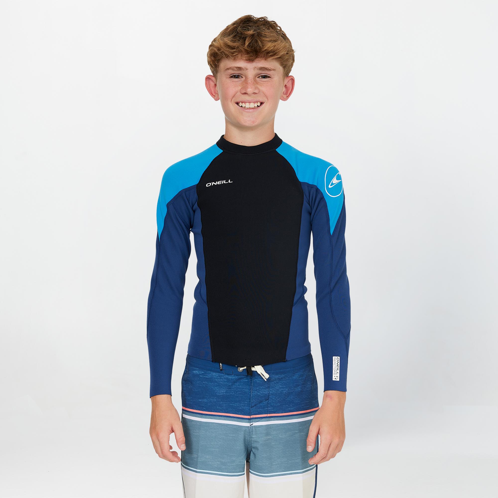 Boy's Reactor 1.5mm Long Sleeve Wetsuit Jacket - Navy