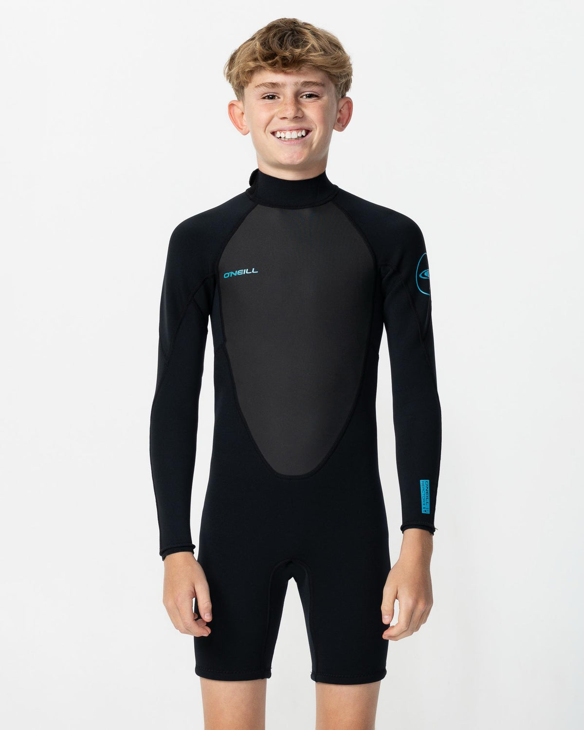 Boy's Reactor 2mm Long Sleeve Spring Suit BZ Wetsuit - Black