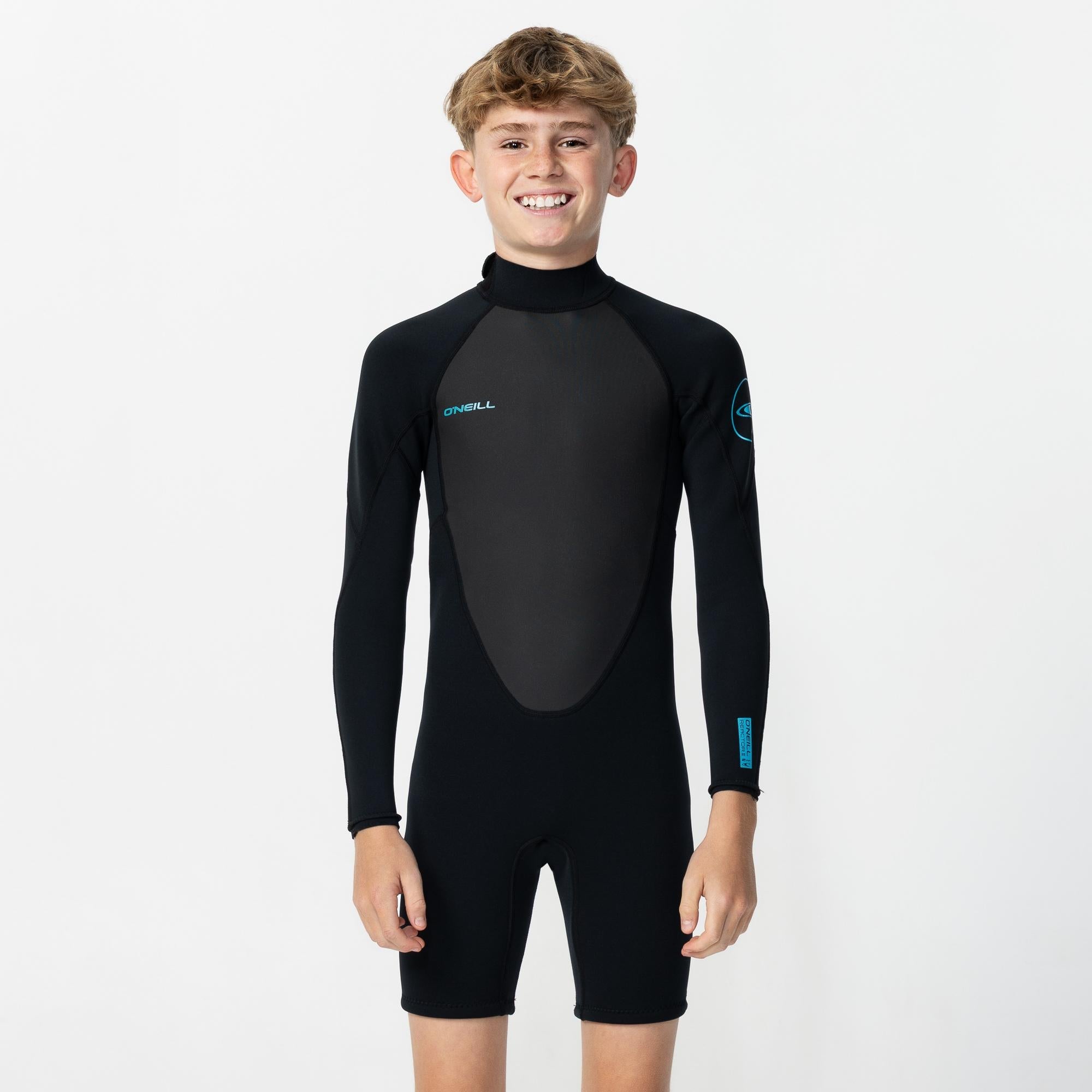 Boy's Reactor 2mm Long Sleeve Spring Suit BZ Wetsuit - Black