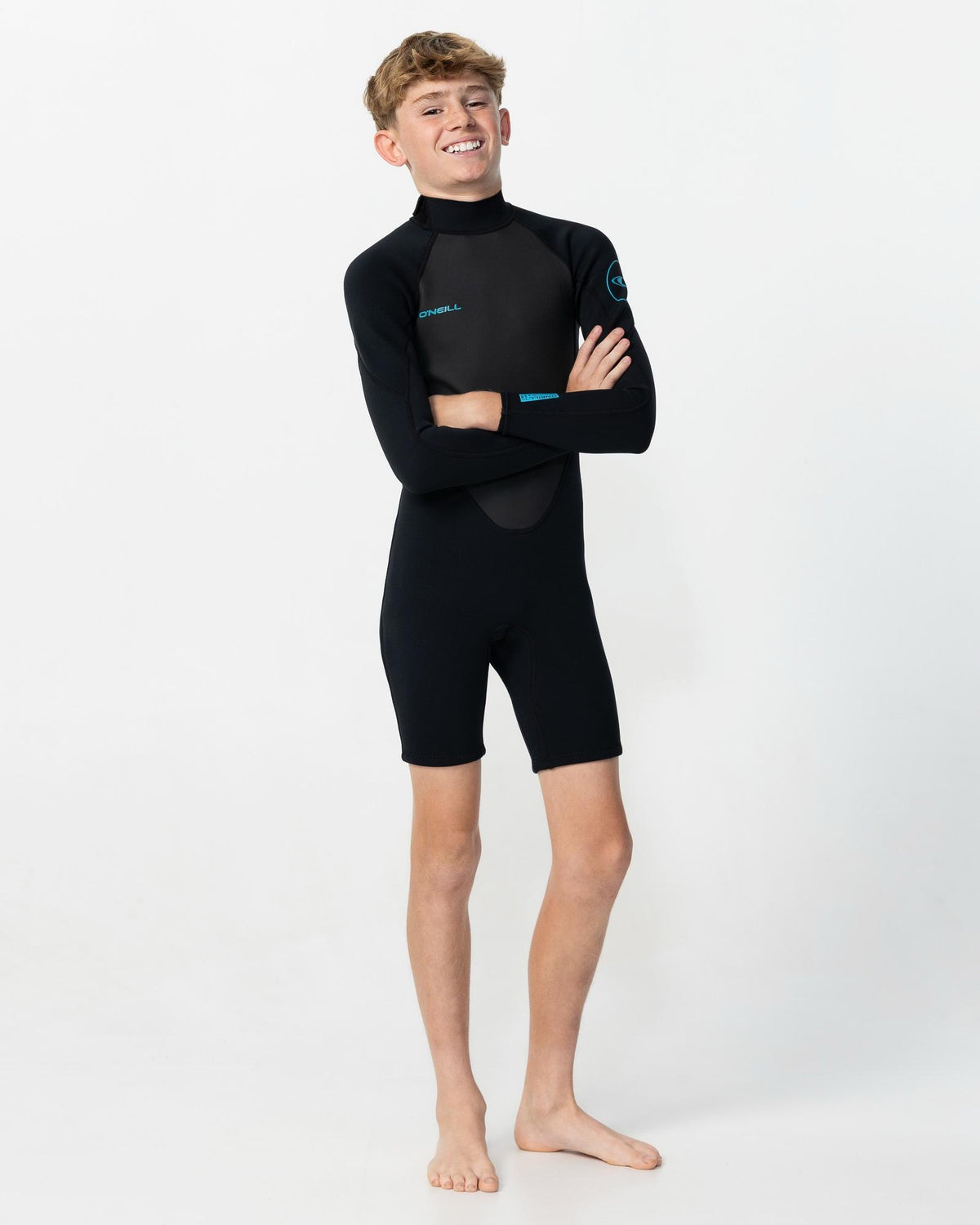 Boy's Reactor 2mm Long Sleeve Spring Suit BZ Wetsuit - Black