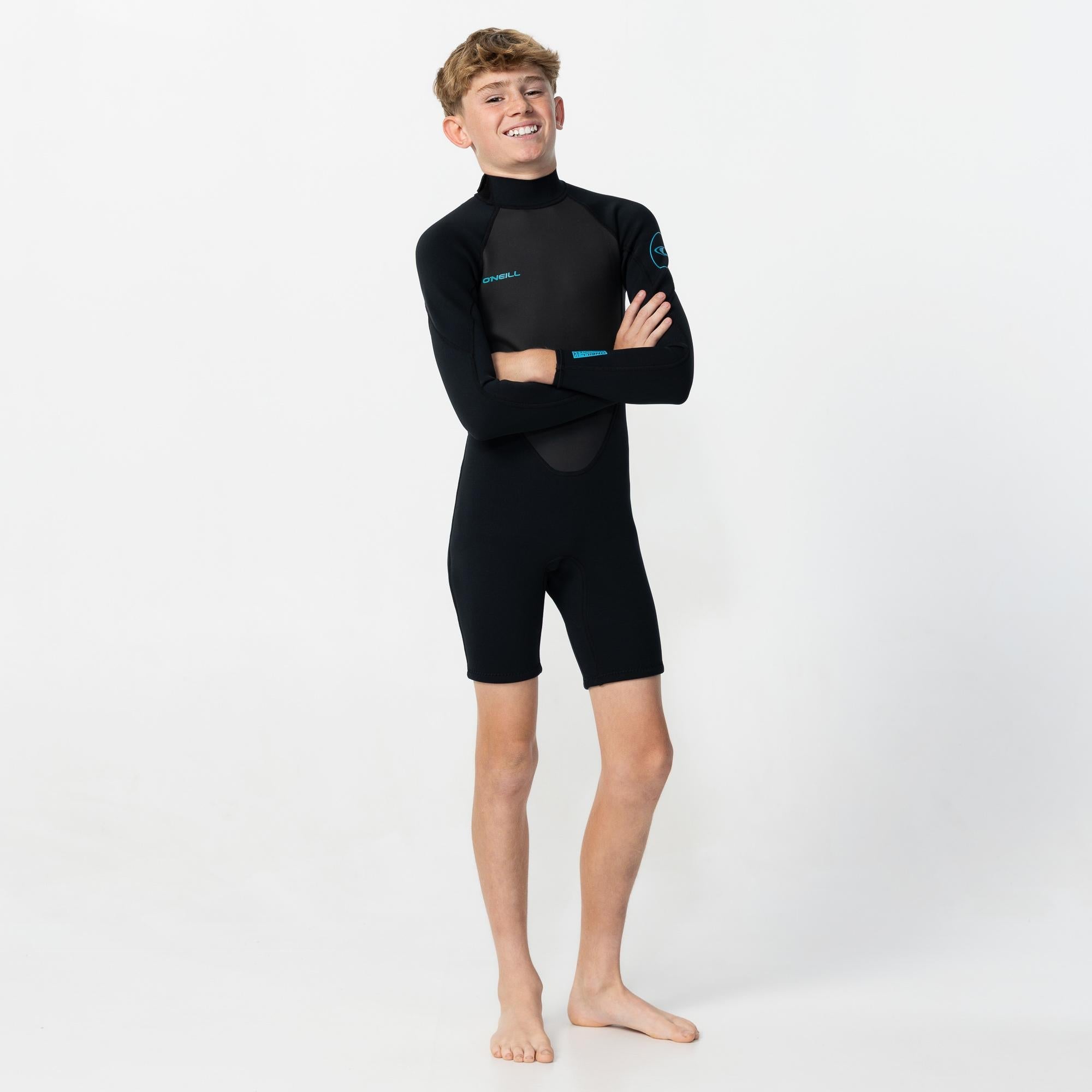 Boy's Reactor 2mm Long Sleeve Spring Suit BZ Wetsuit - Black