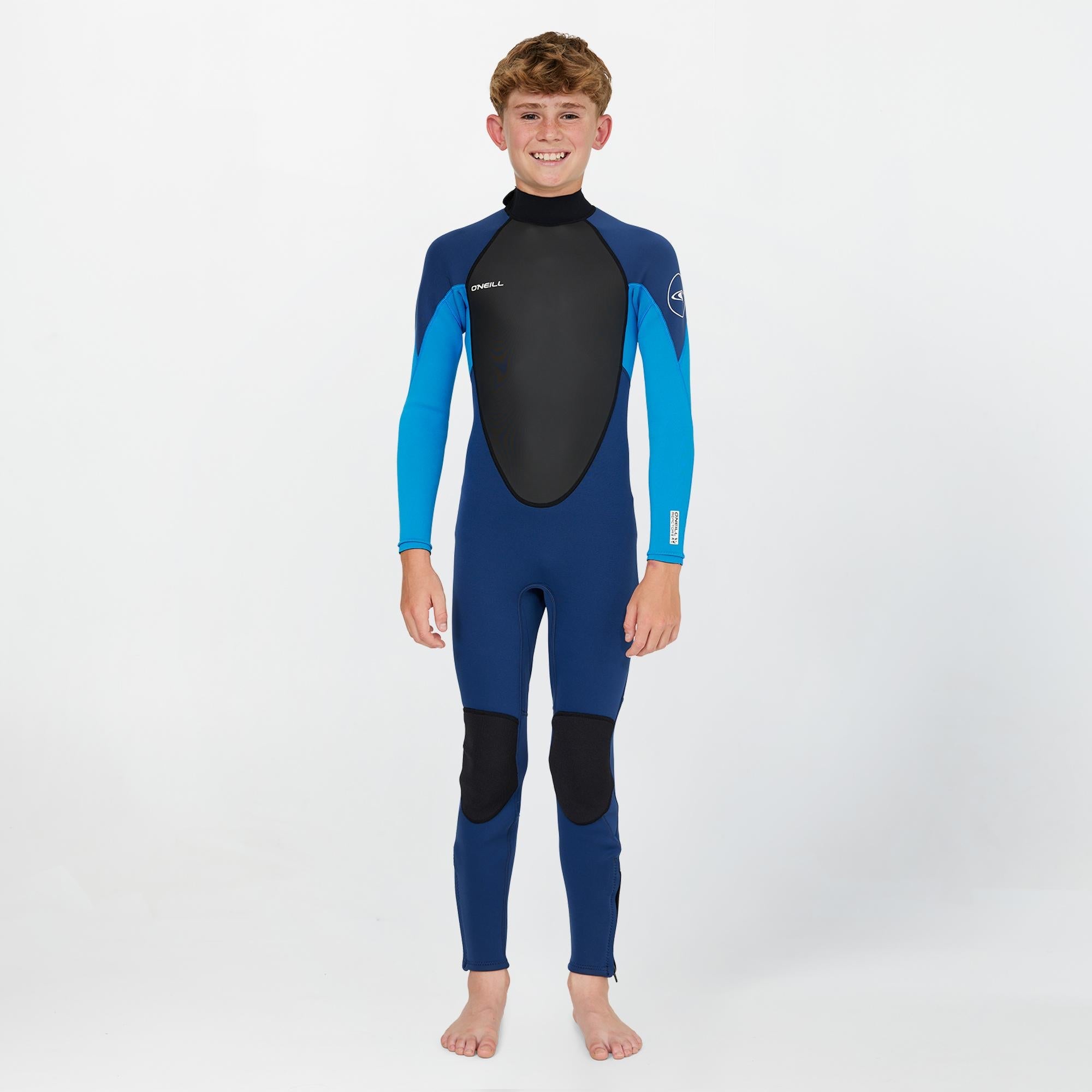 Boy's Reactor 3/2mm Steamer Back Zip - Navy
