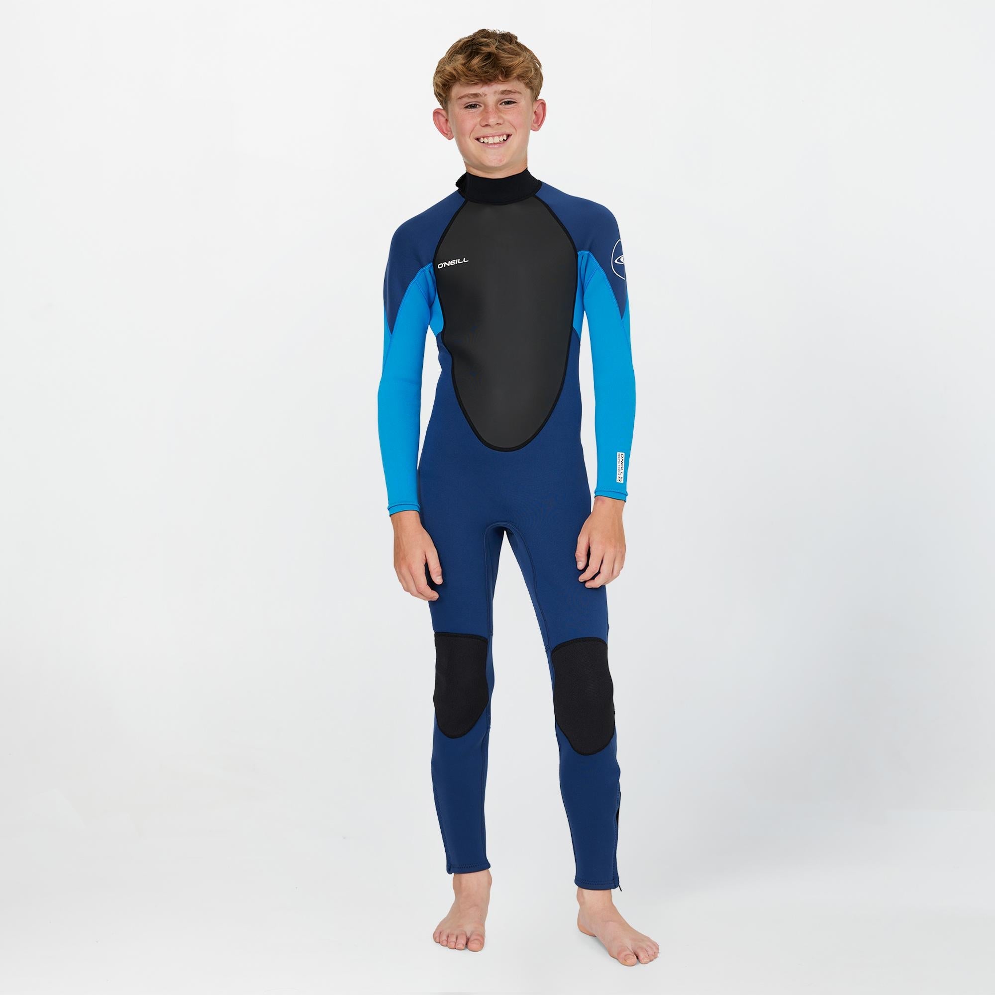 Boy's Reactor 3/2mm Steamer Back Zip - Navy