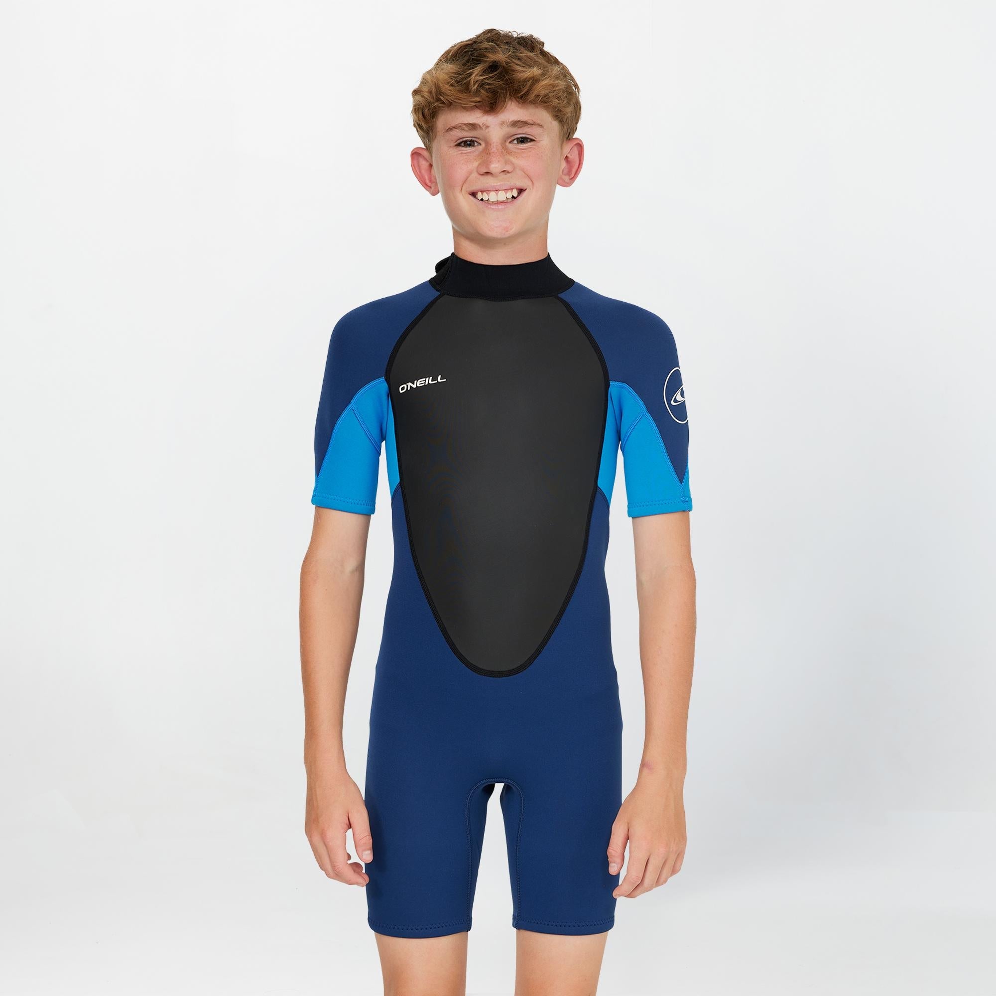 Boy's Reactor 2mm Spring Suit Back Zip - Navy