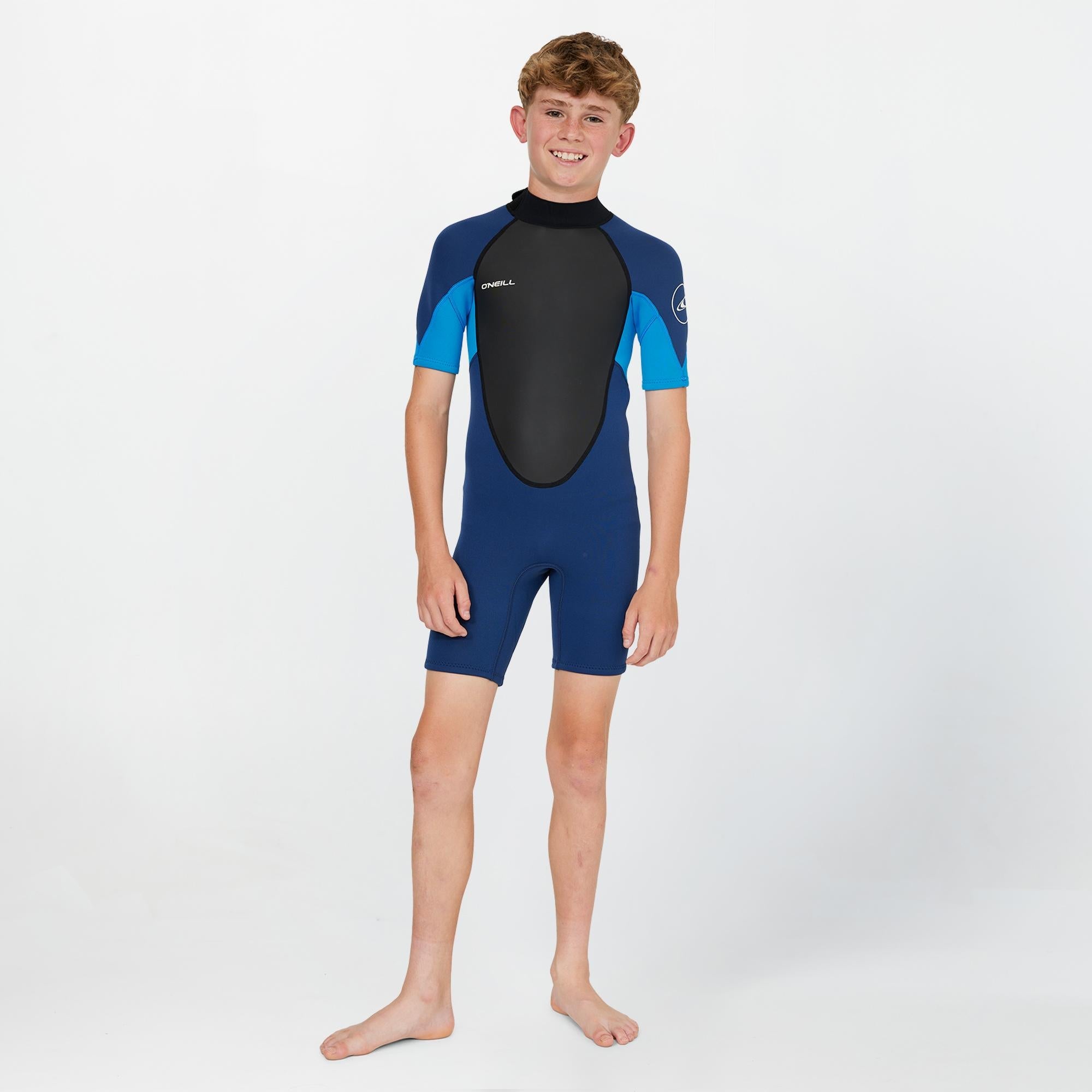 Boy's Reactor 2mm Spring Suit Back Zip - Navy
