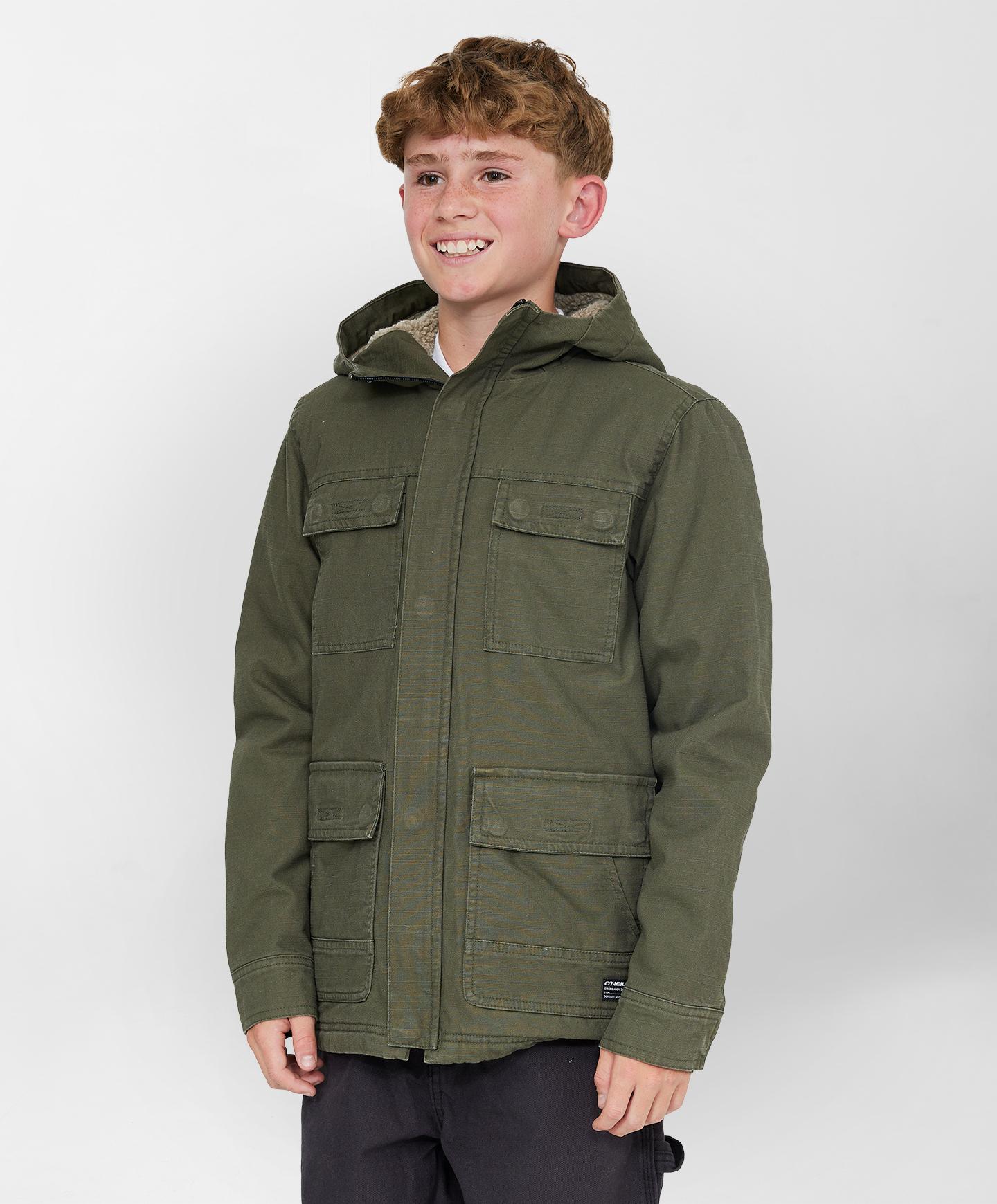 Boys Storm Jacket - Night Green