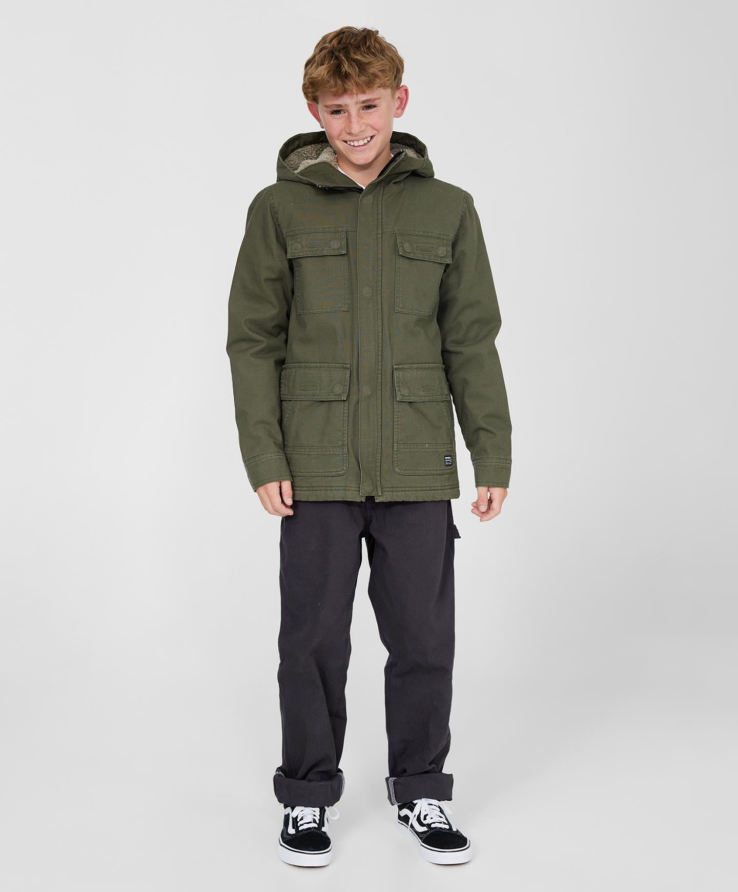 Boys Storm Jacket - Night Green