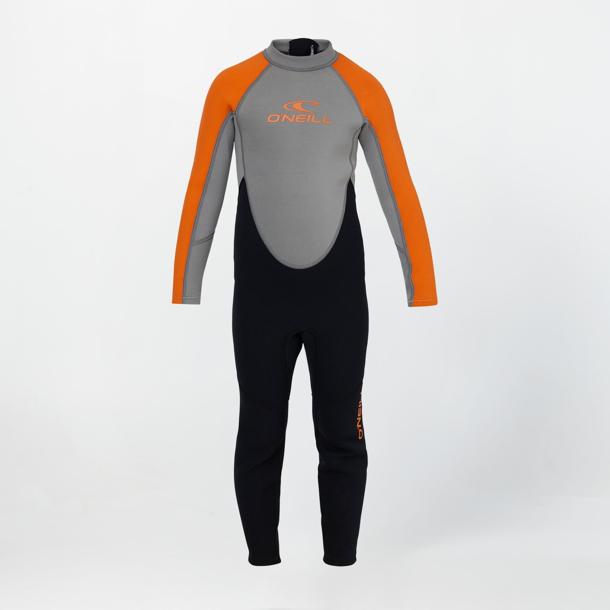Boy's Toddler Reactor 2mm Steamer Back Zip - Orange