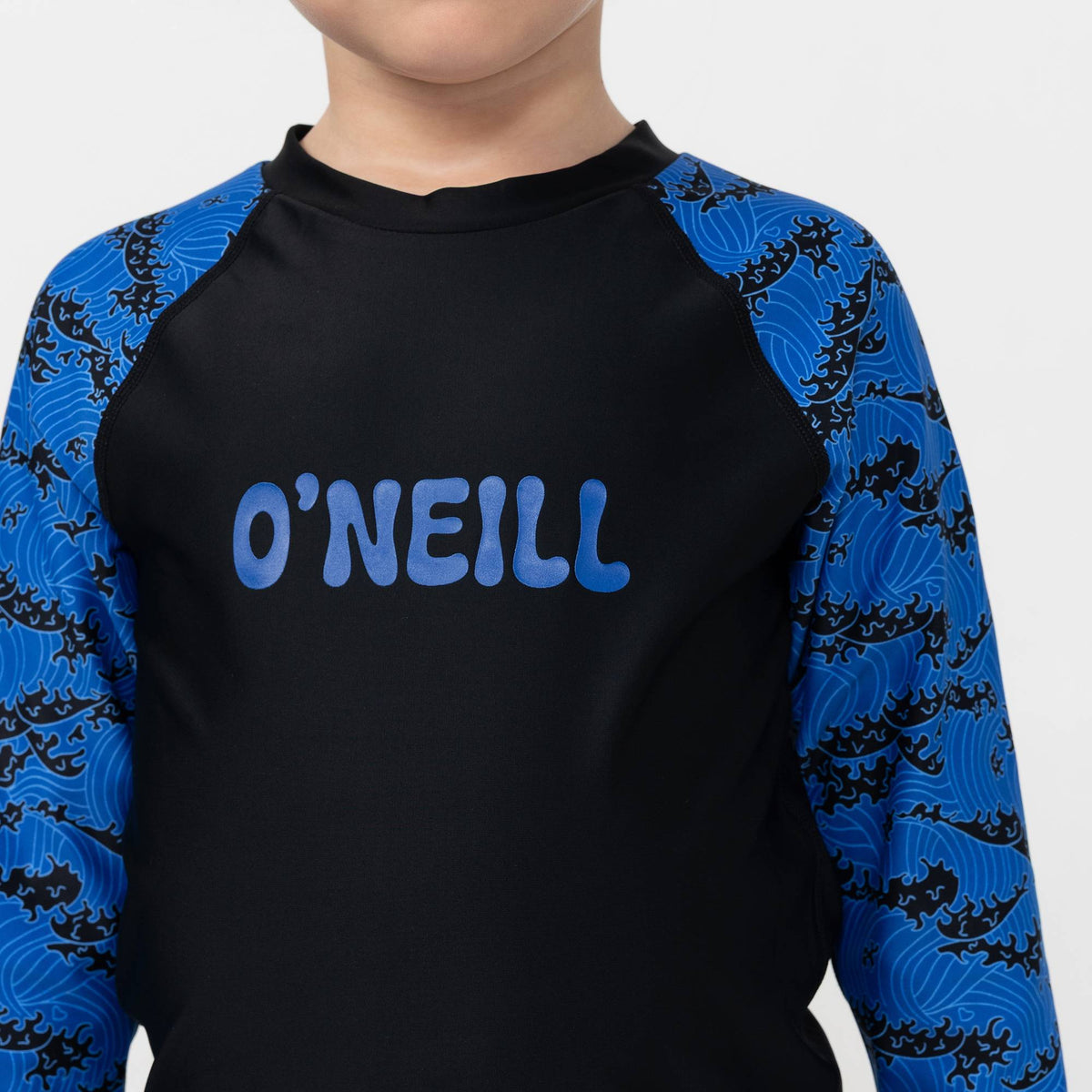 Toddler's SPF Long Sleeve Rash Tee - Tsunami Blue