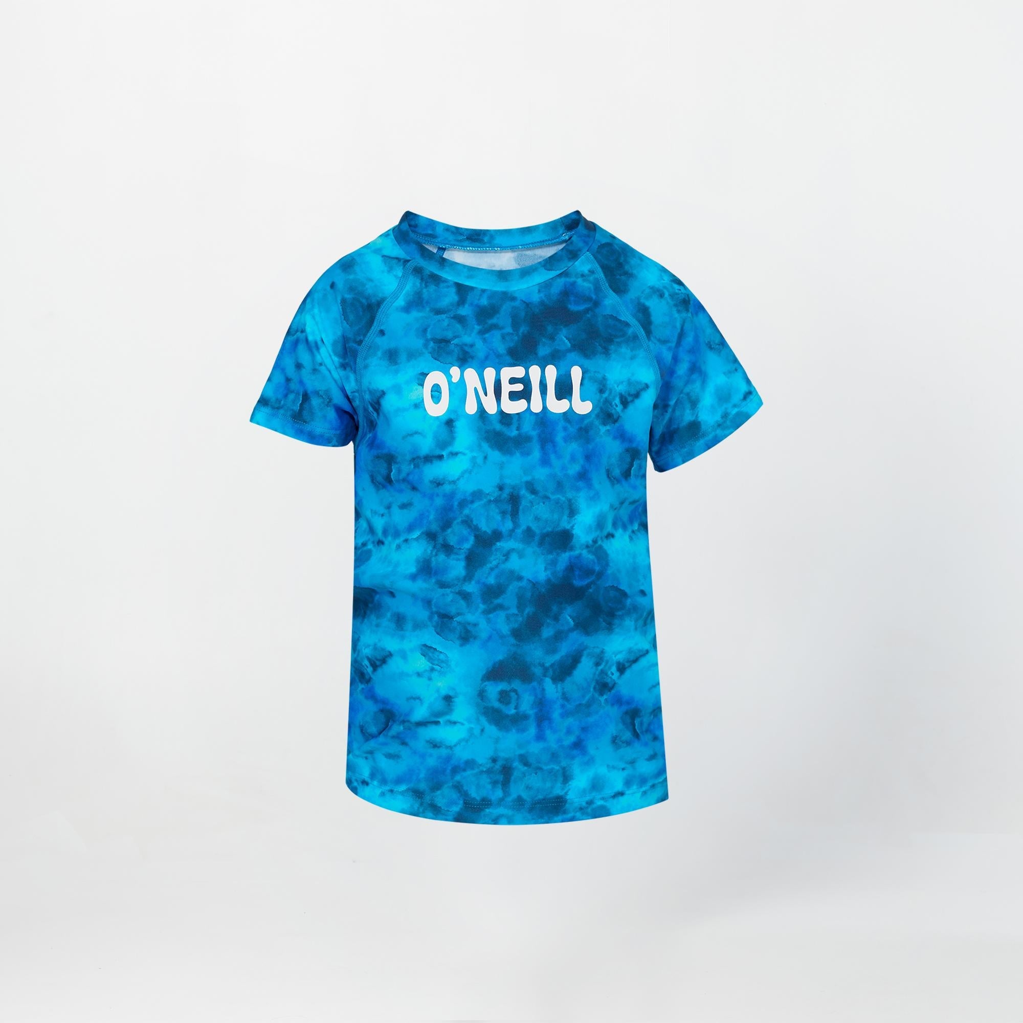 Boy's Toddler SPF Short Sleeve Rash Vest Tee - Tie Dye Blue