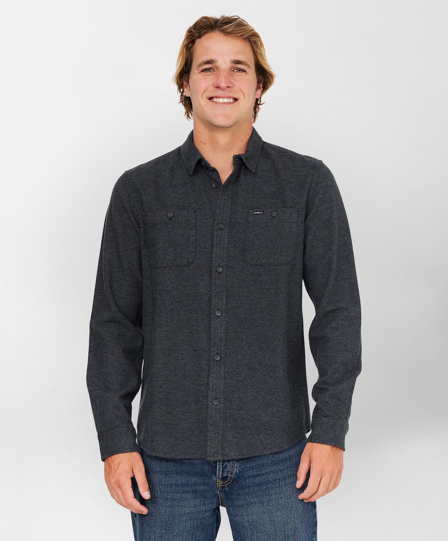 Breakwater Solid Flannel - Black