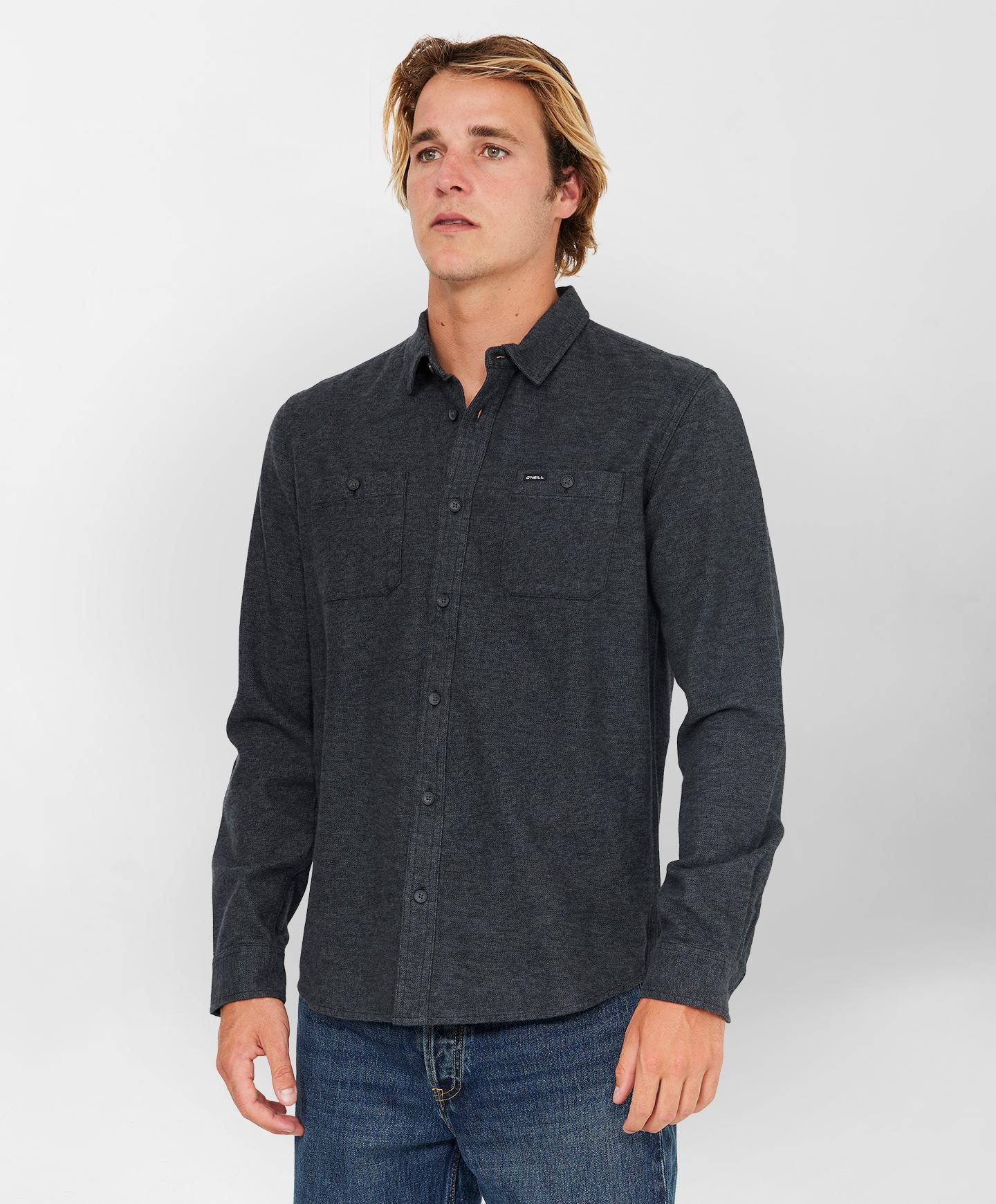 Breakwater Solid Flannel - Black