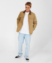 Bronsen High Pile Lined Jacket - Dark Khaki