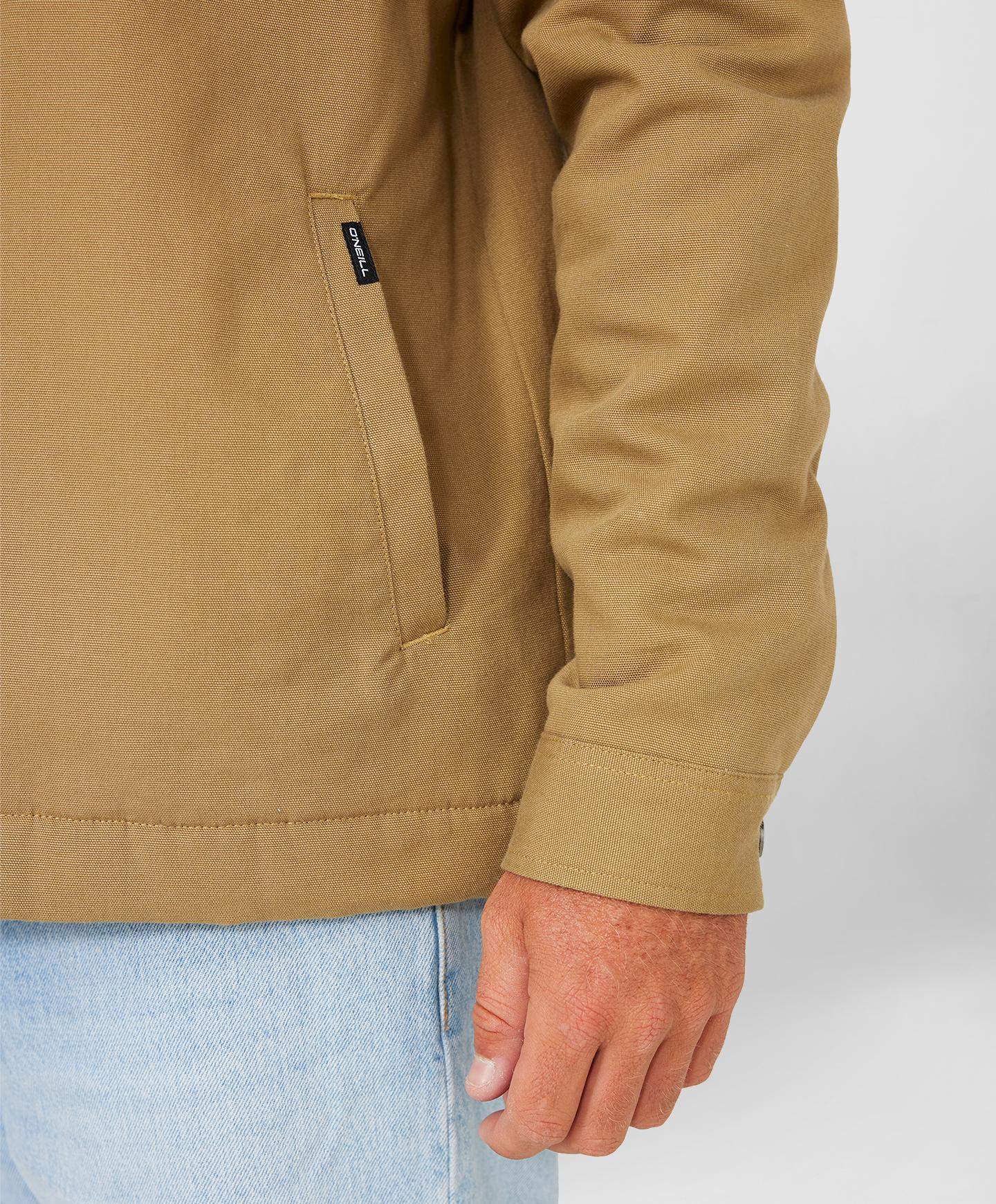 Bronsen High Pile Lined Jacket - Dark Khaki