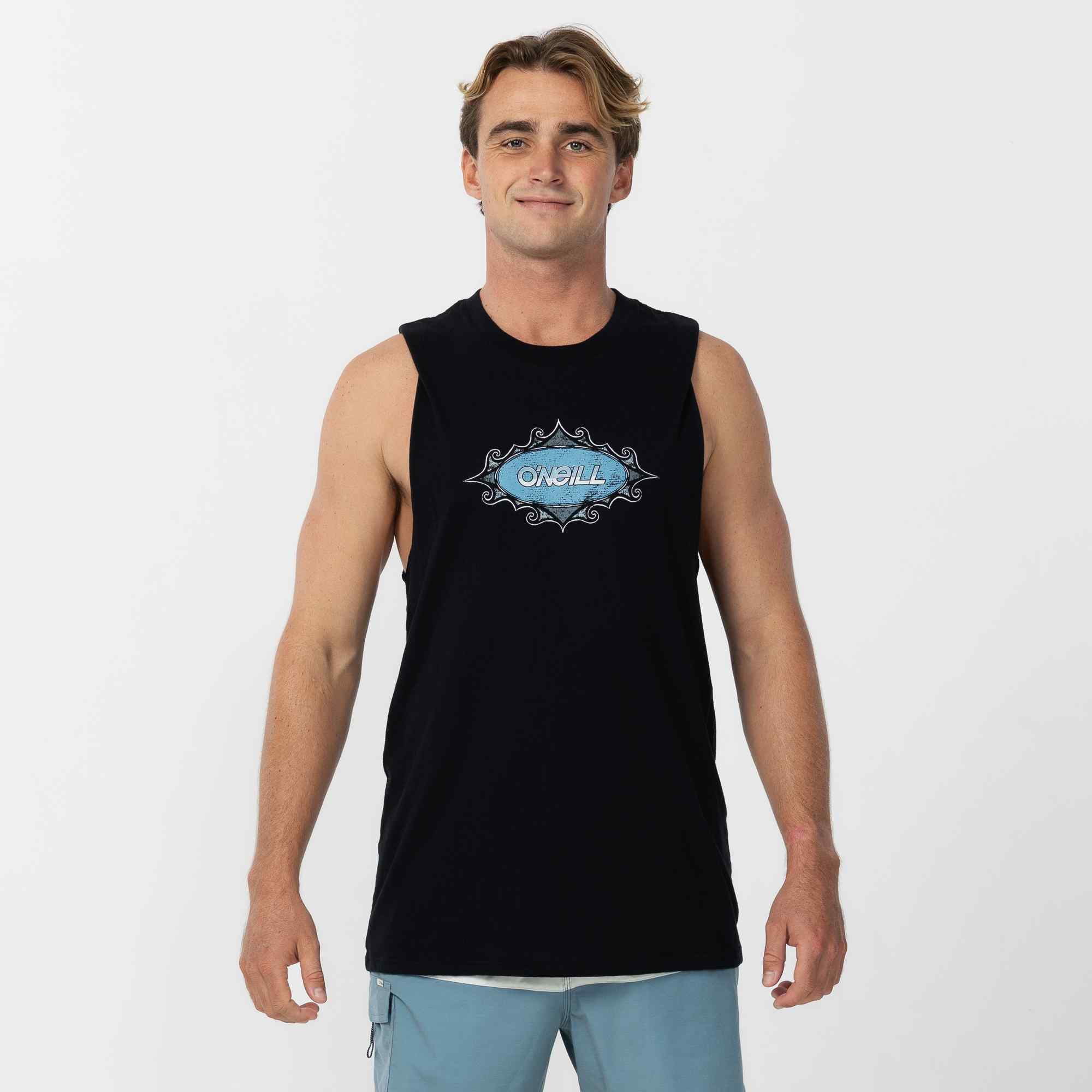 Bullseye Muscle Tee - Black
