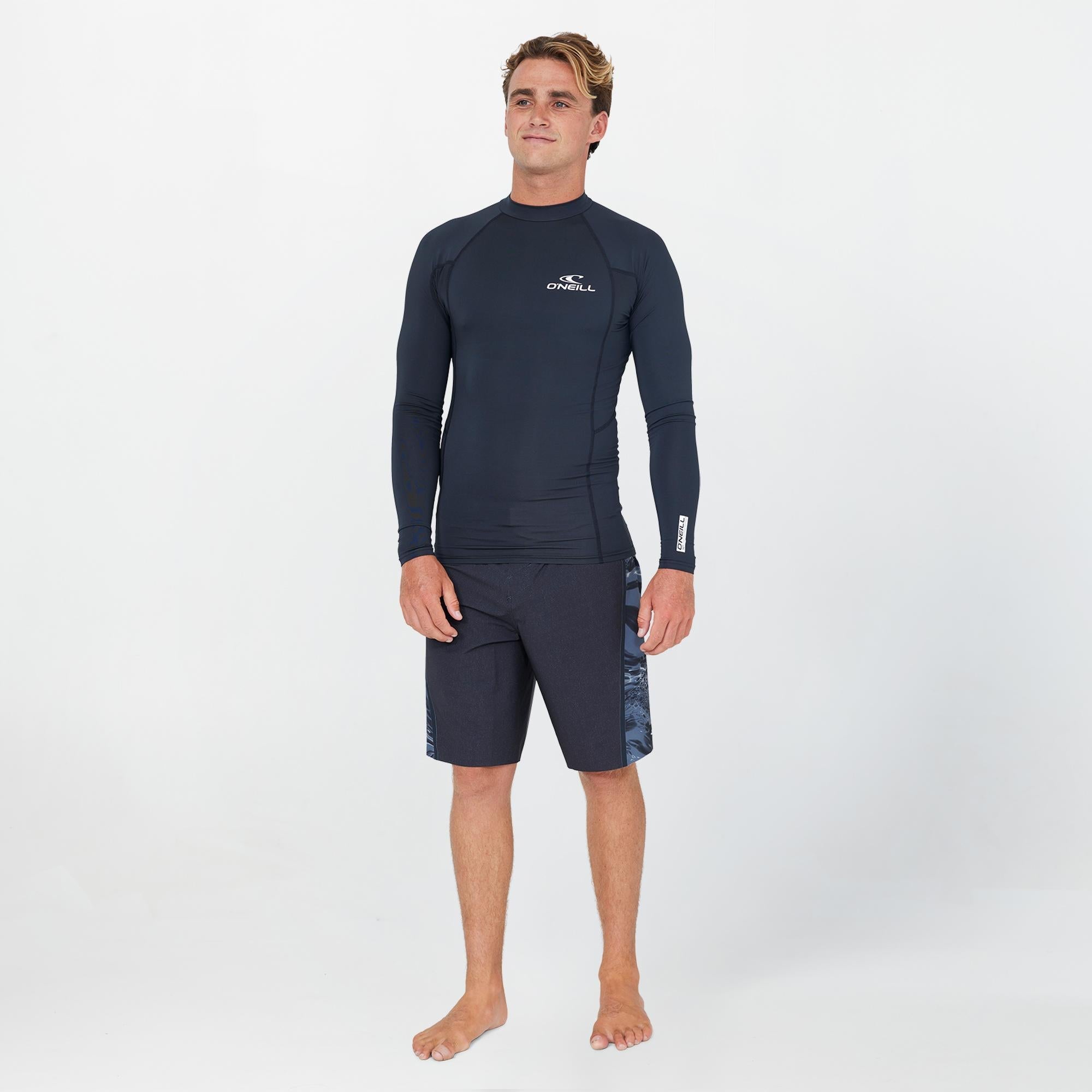 Clean & Mean Long Sleeve Rash Vest - Black