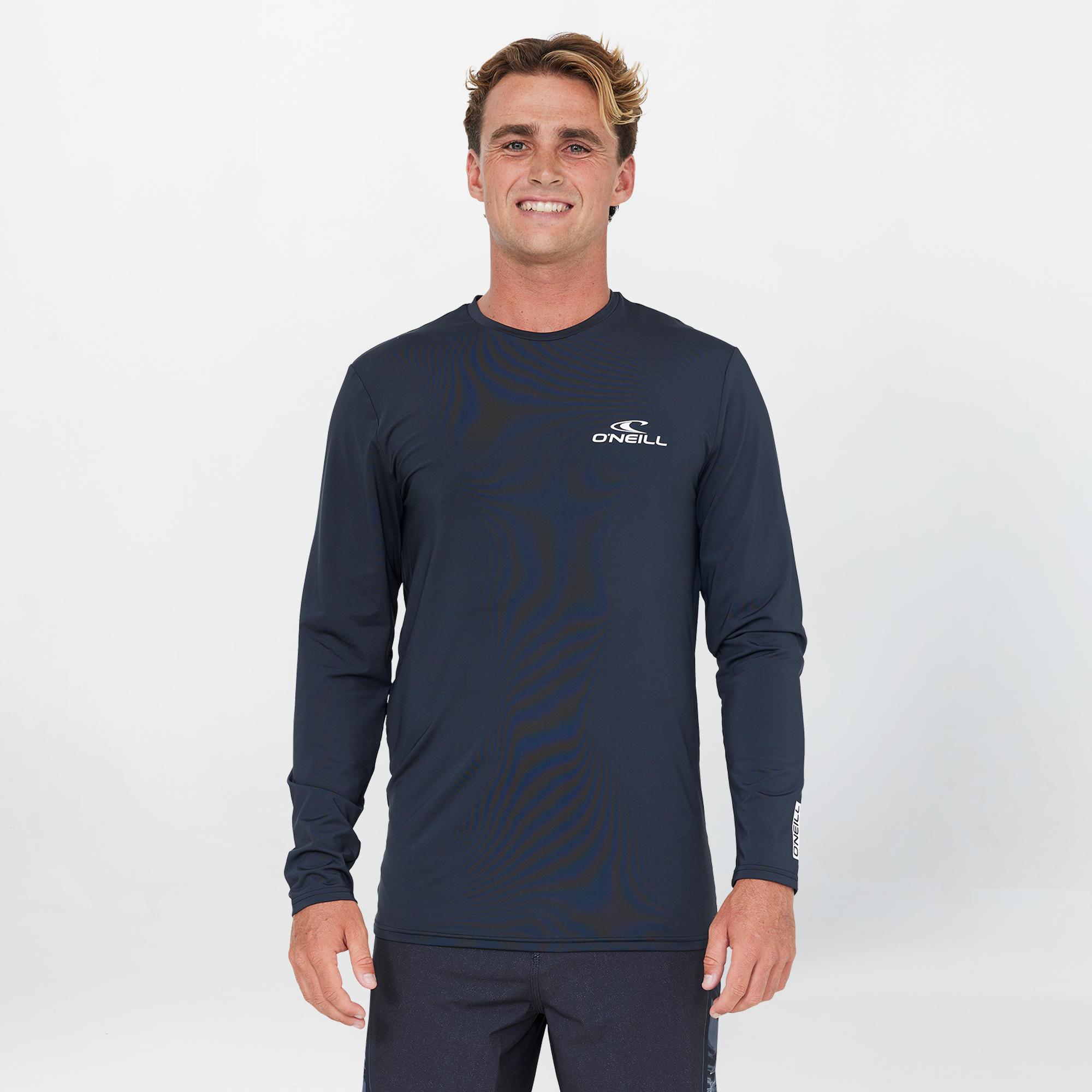 Clean & Mean Long Sleeve Rash Vest Tee - Black
