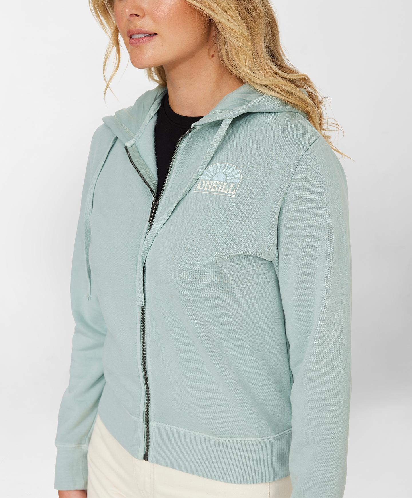 Coast To Coast Zip - Washed Light Teal