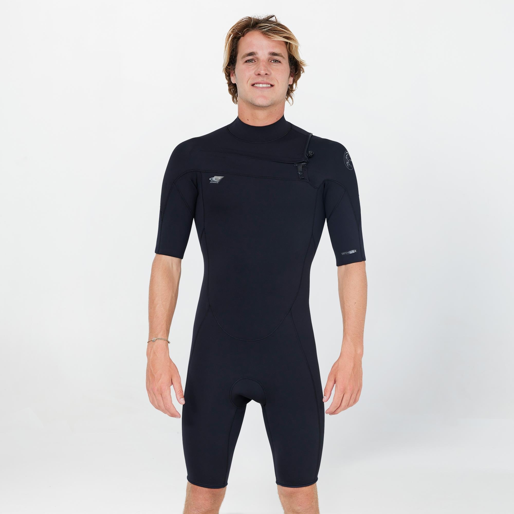 Men's Defender 2mm GBS Spring Suit Chest Zip - Black