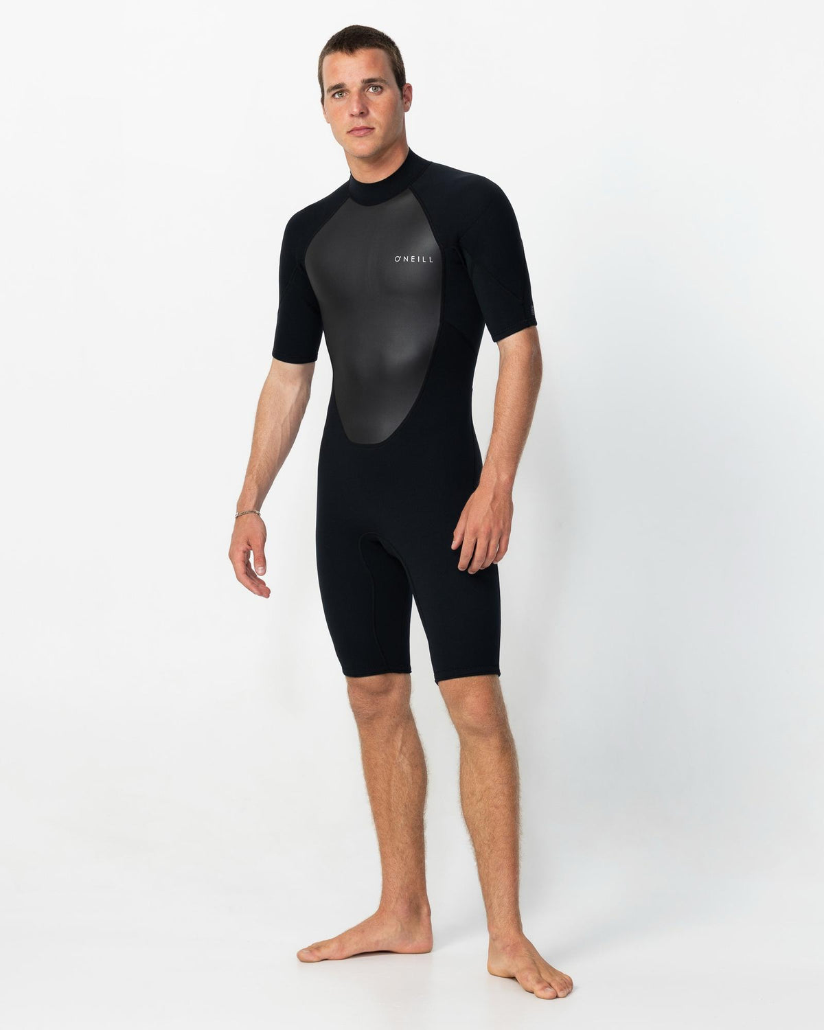 Factor 2mm Spring Suit Back Zip Wetsuit - Black