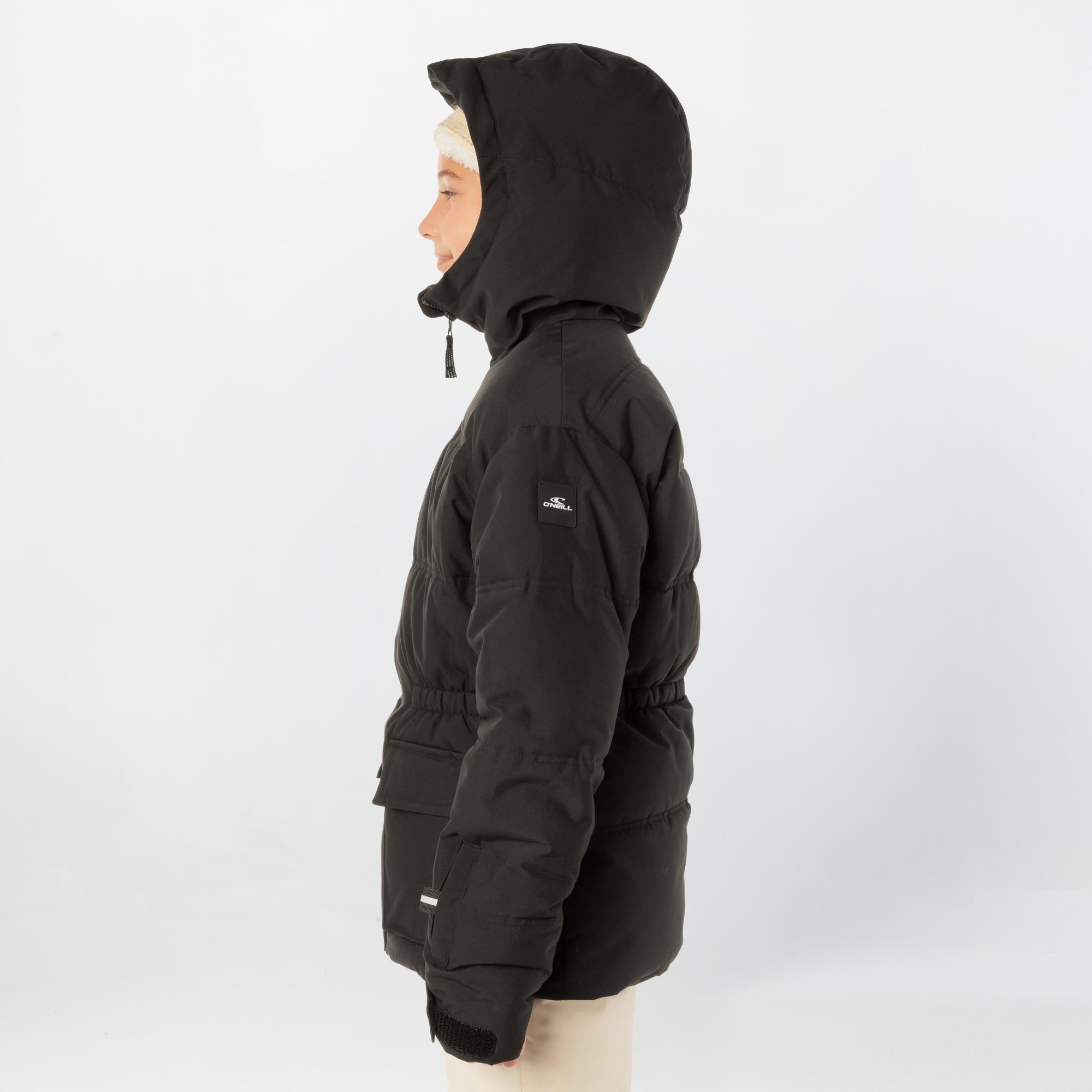 Girl's Cruz Puffer Snow Jacket - Black Out