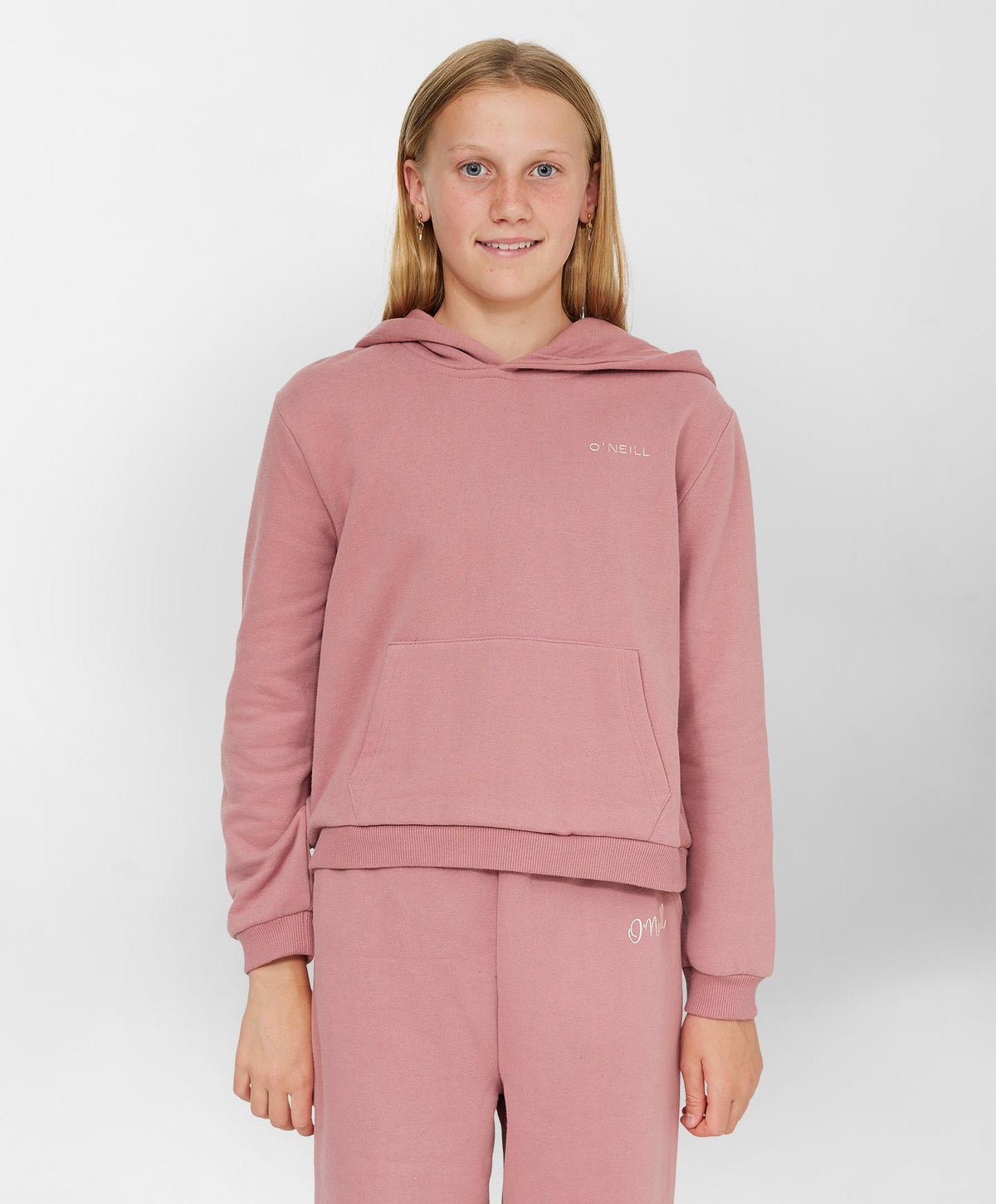 Girls Island Beach Hood - Rose