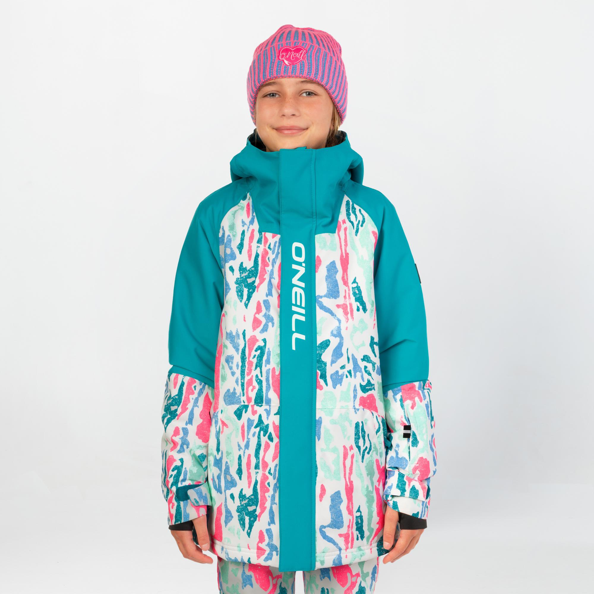 Girl's Play Snow Jacket - White Cluster