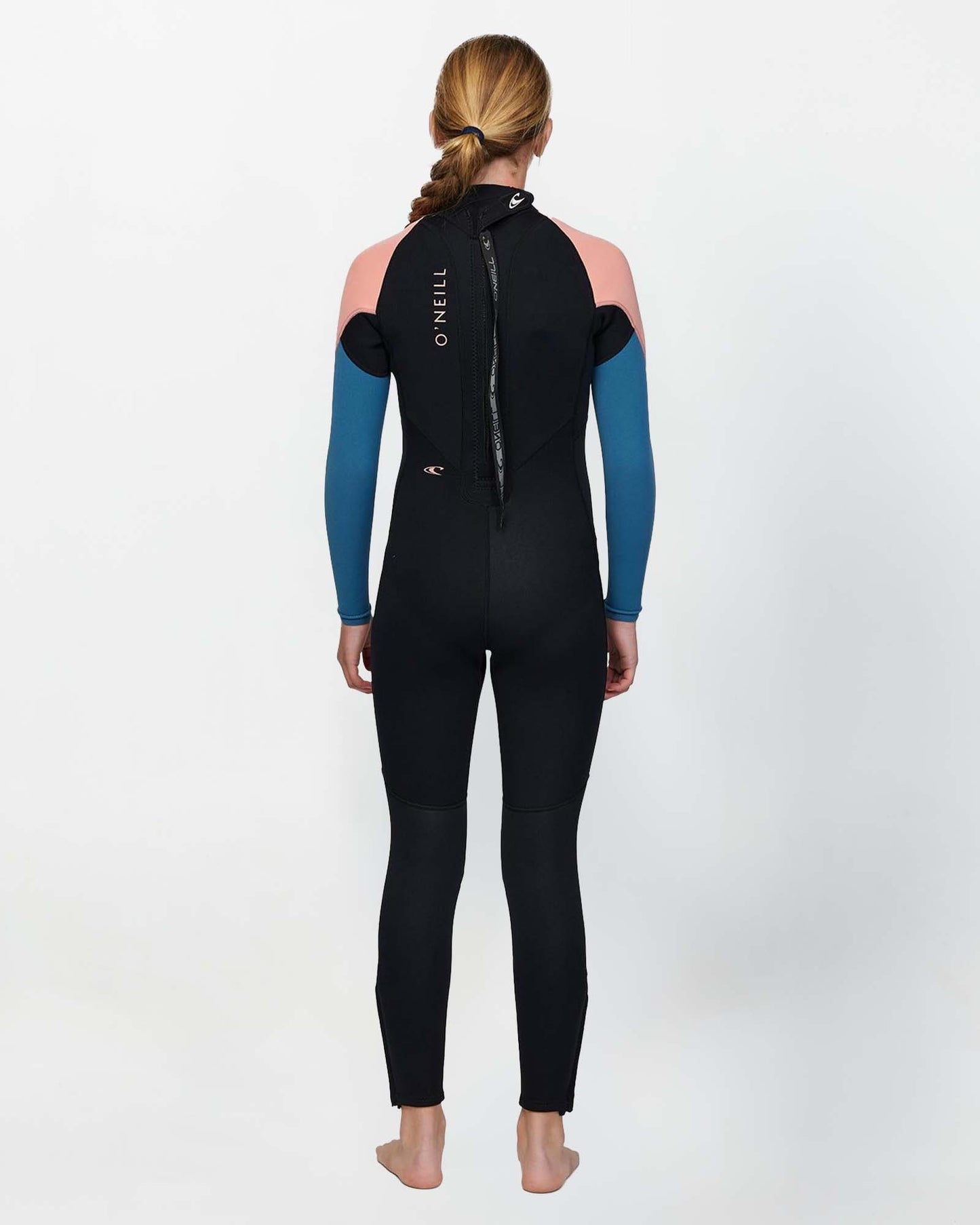 Girl's Reactor 3/2mm Steamer Wetsuit - Peach