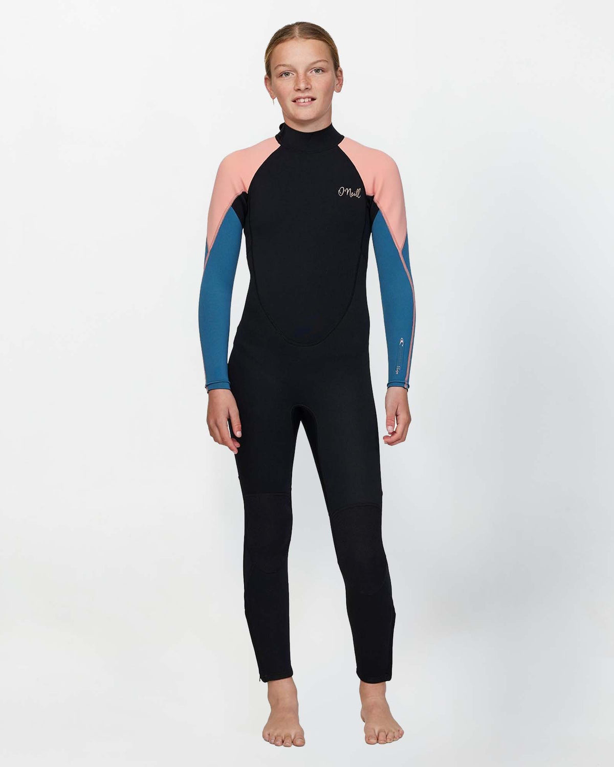 Girl's Reactor 3/2mm Steamer Wetsuit - Peach
