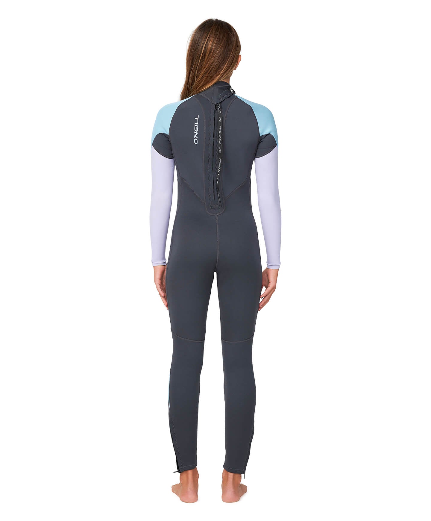 Girl's Reactor II 3/2mm Steamer Back Zip Wetsuit - Mist