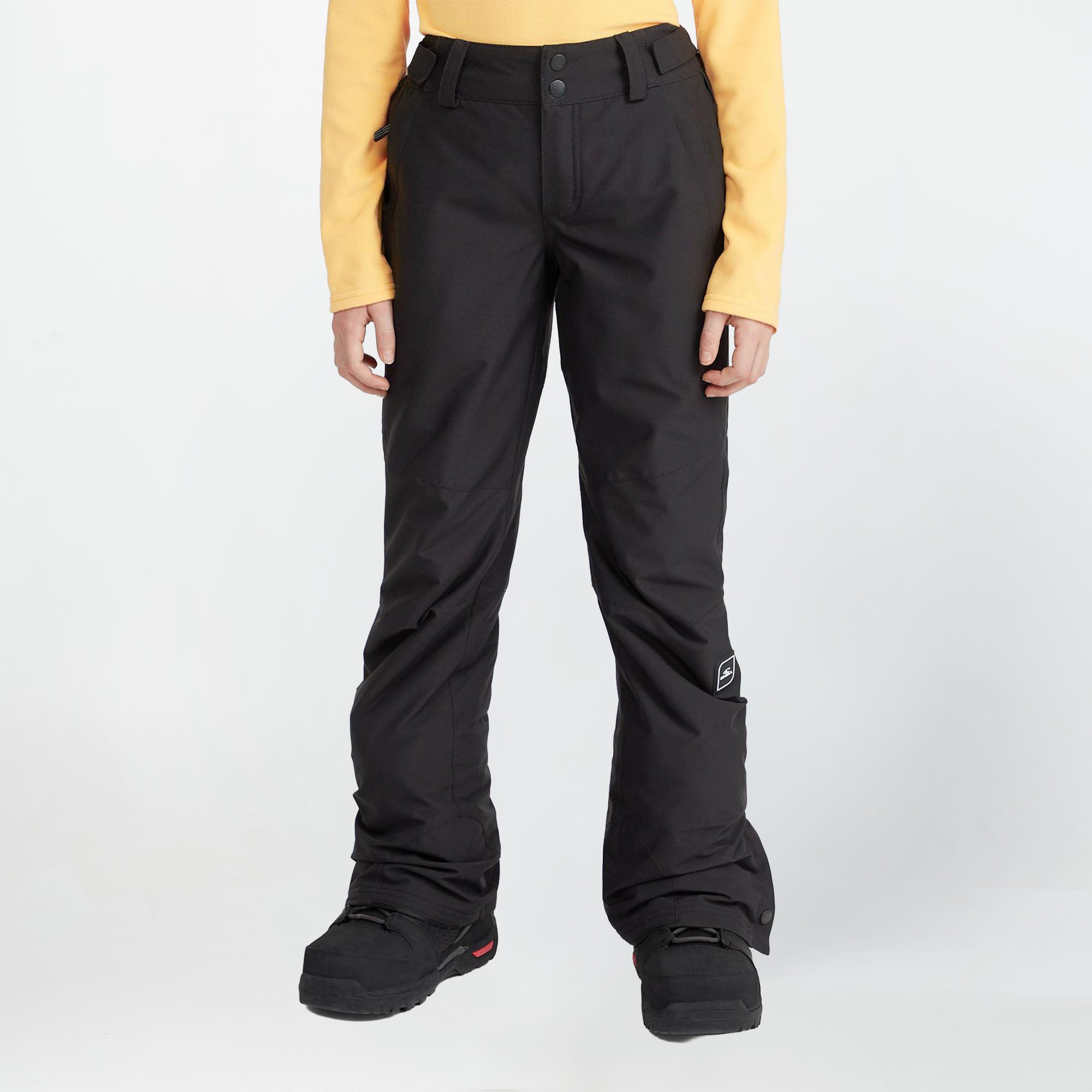 Girl's Star Regular Snow Pants - Black Out