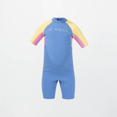 Girl's Toddler Reactor 2mm Short Sleeve Spring Suit - Provence Blue