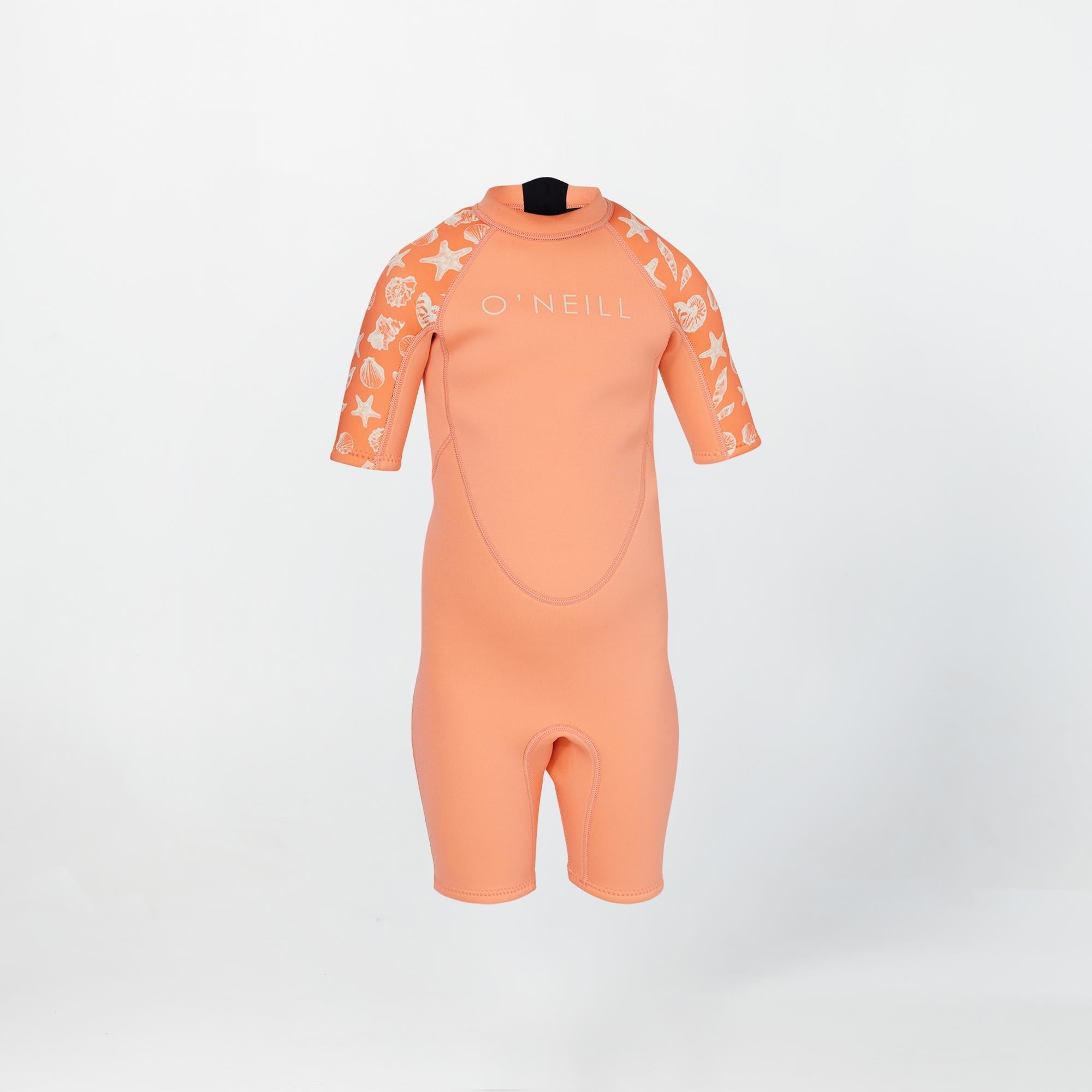 Girl's Toddler Reactor 2mm Print Spring Suit - Seashells