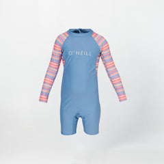 Girl's Toddler Long Sleeve Rash Vest Spring Suit - Lolly Stripe