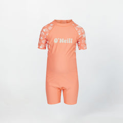 Girl's Toddler Rash Vest Spring Suit - Seashells
