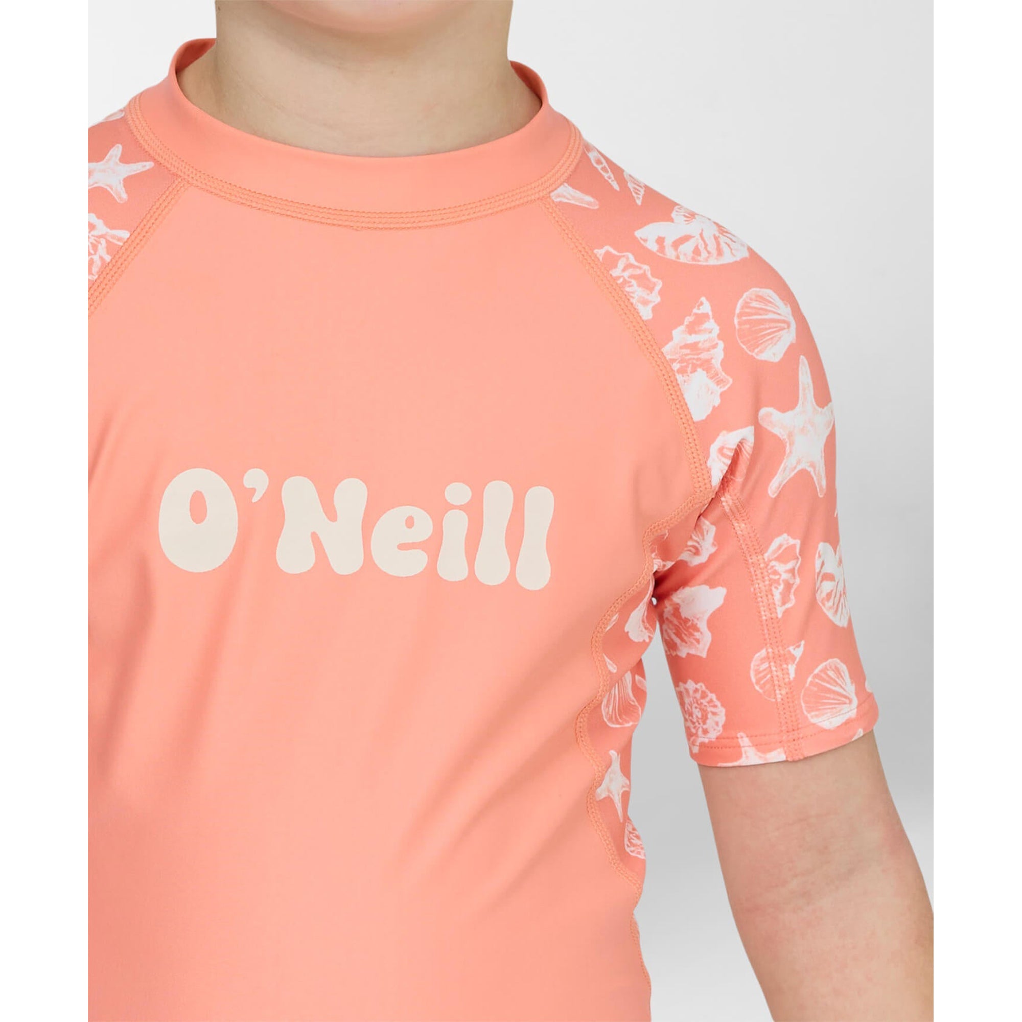 Girl's Toddler Rash Vest Spring Suit - Seashells